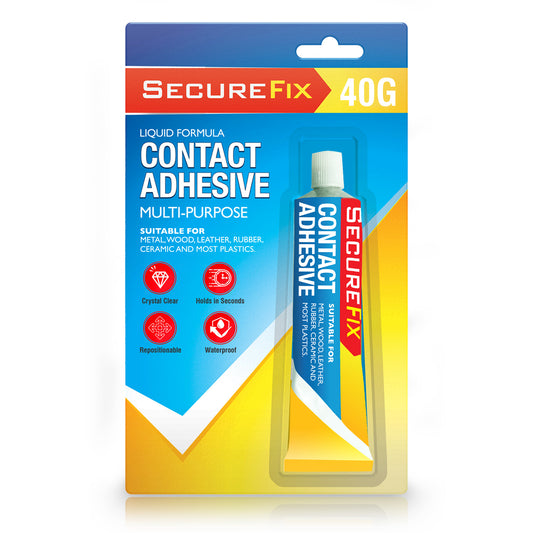 1pk Contact Adhesive Glue Tube 40ml – Waterproof Strong Multi Use