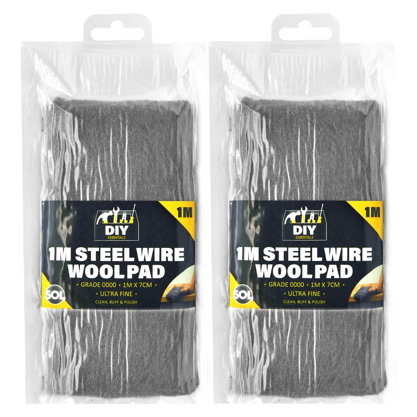 Steel Wire Wool Roll Ultra Fine | Rust & Polish | 1M