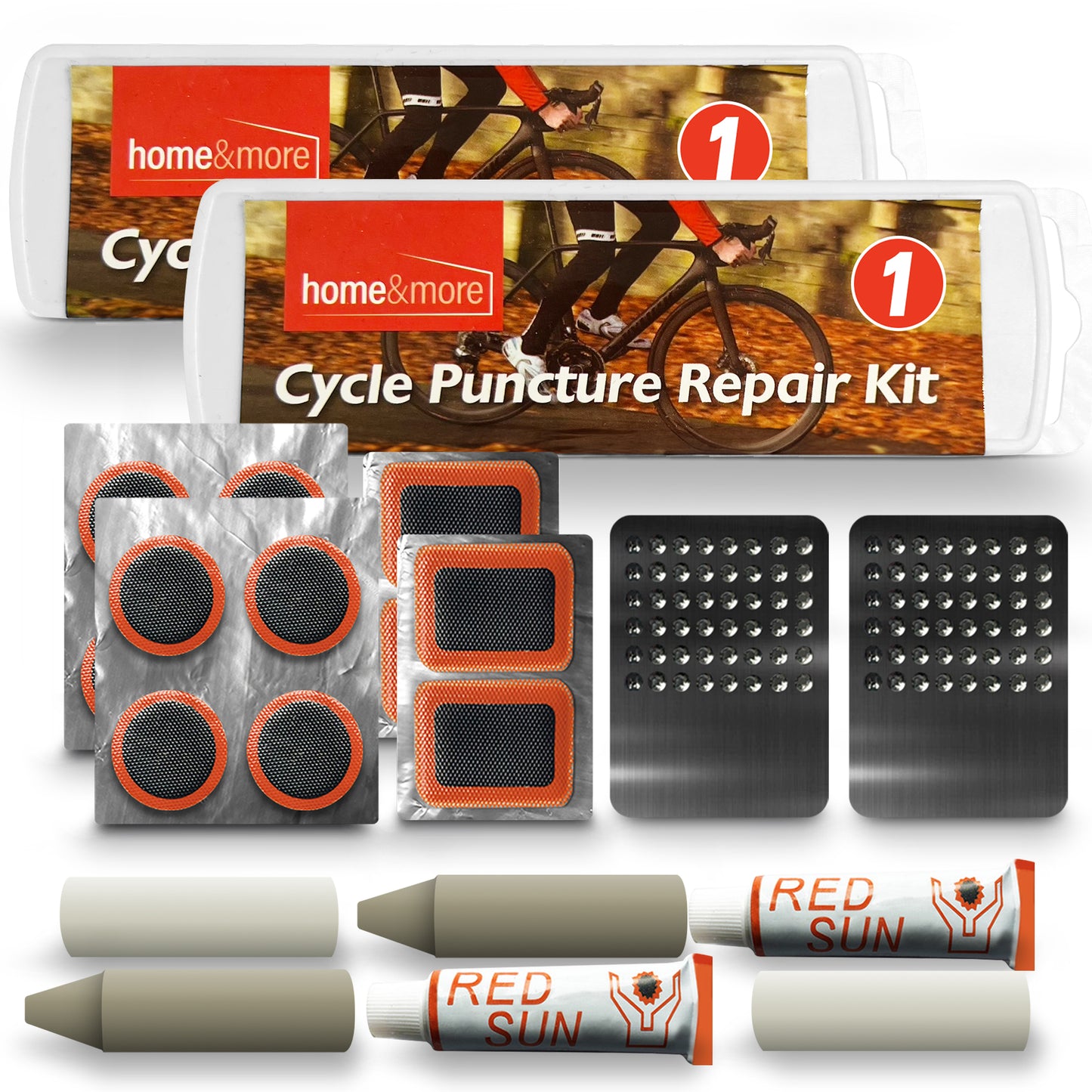 Bicycle Puncture Repair Kit | Tyre Tube Glue & Patches