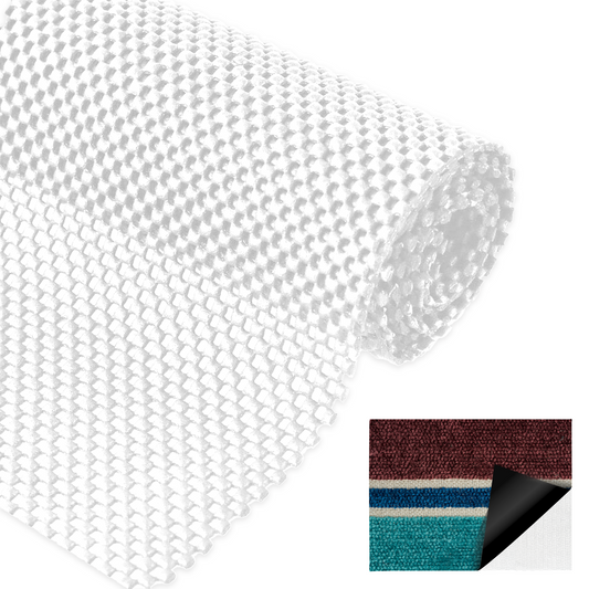White Anti Slip Mat Roll Grip Multi Purpose Rugs