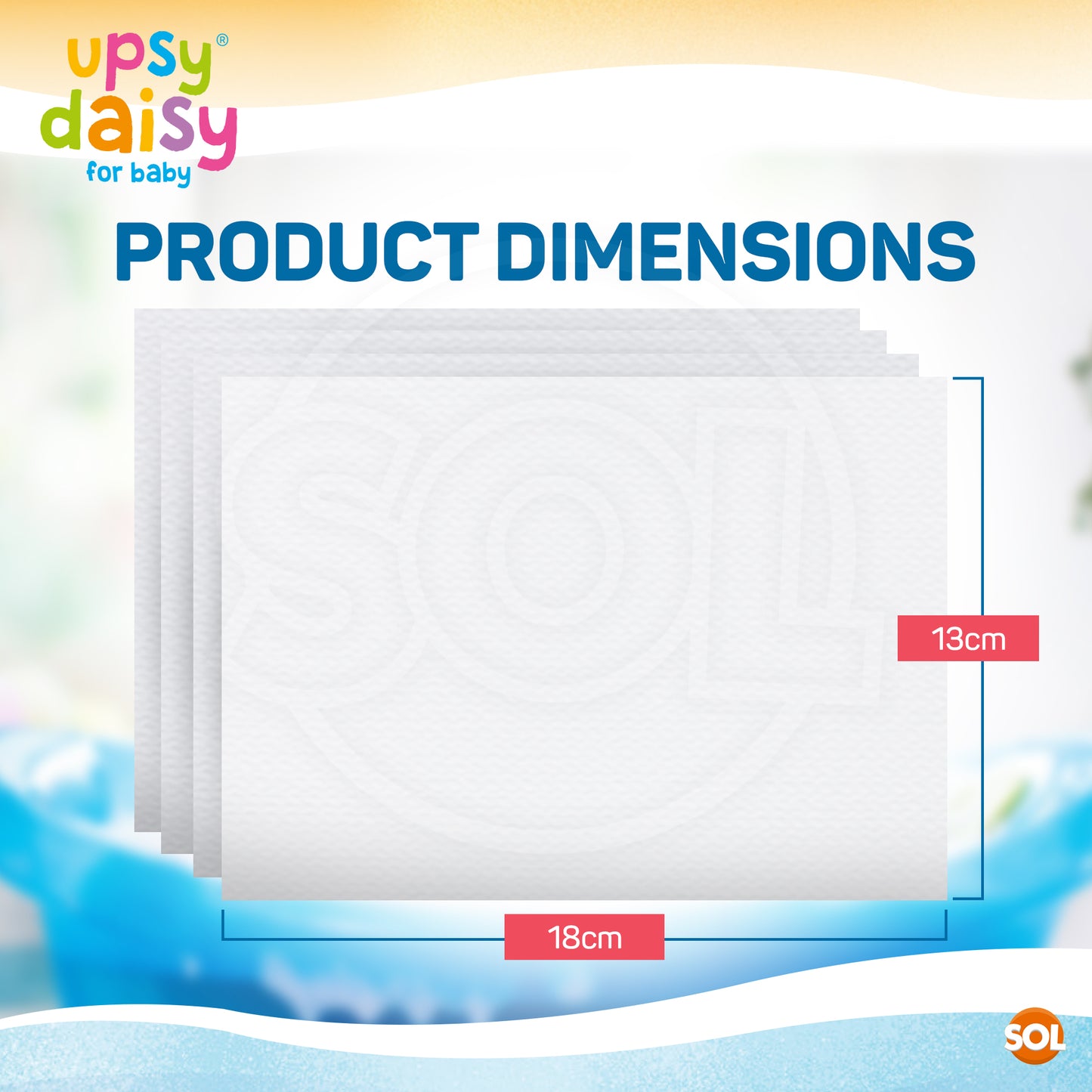 Baby Wipes Case | Sensitive Wet Wipes Bulk Multipack | 1728 Wipes