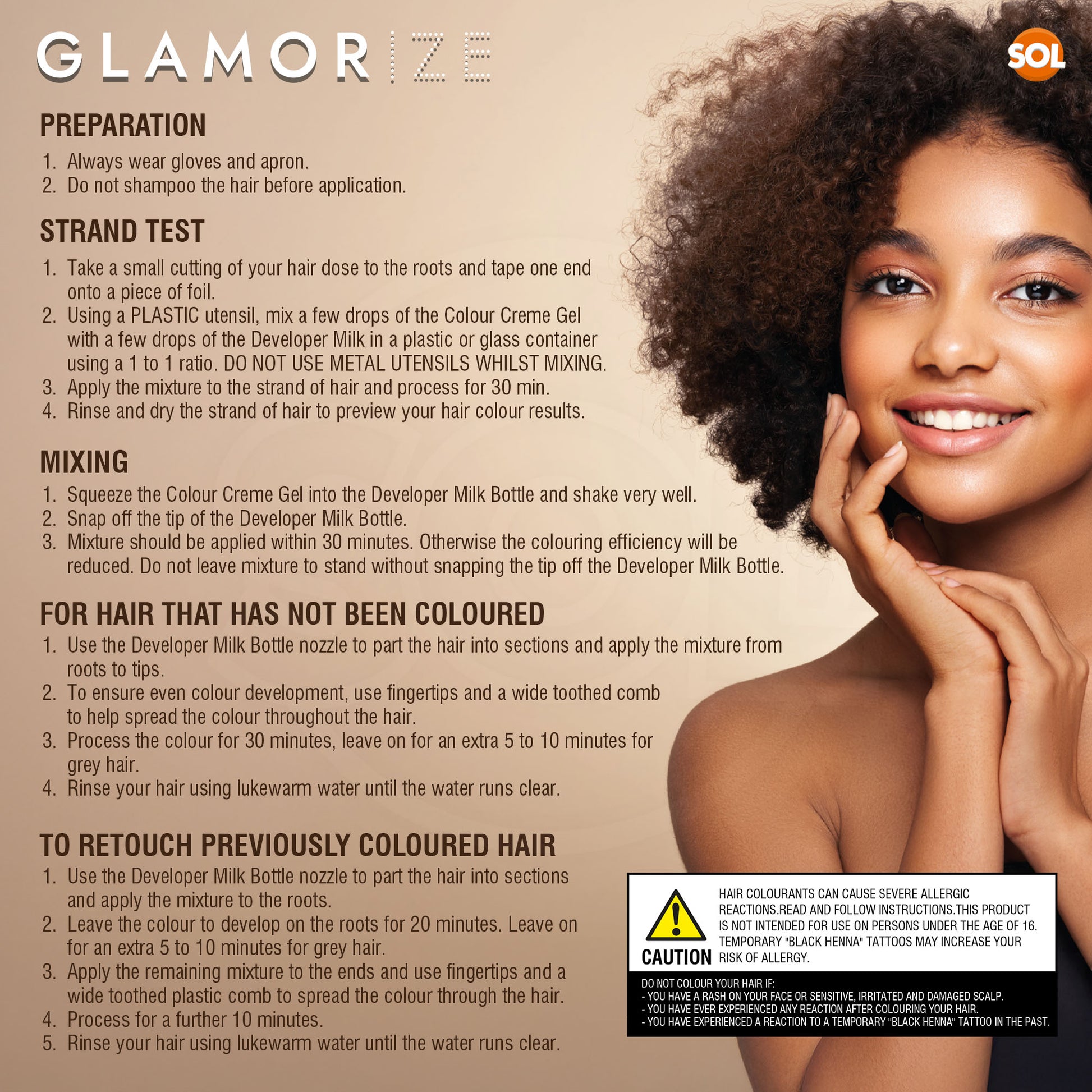 2pk Dark Brown Colour Permanent Hair Dye No.5 | Developer, Colour Gel & Gloves