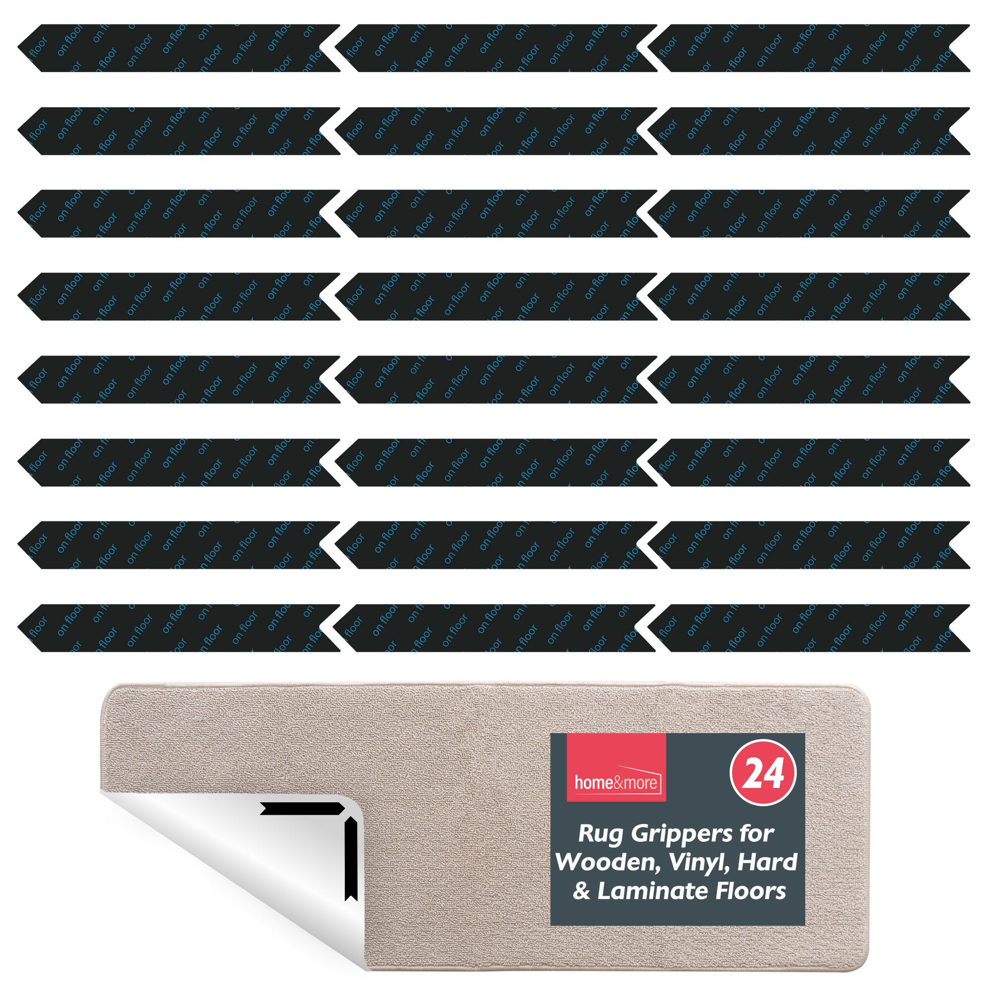 12-36 Rug Gripper Non Slip Grip Carpet Laminate Mat Stopper Floor Stickers Anti