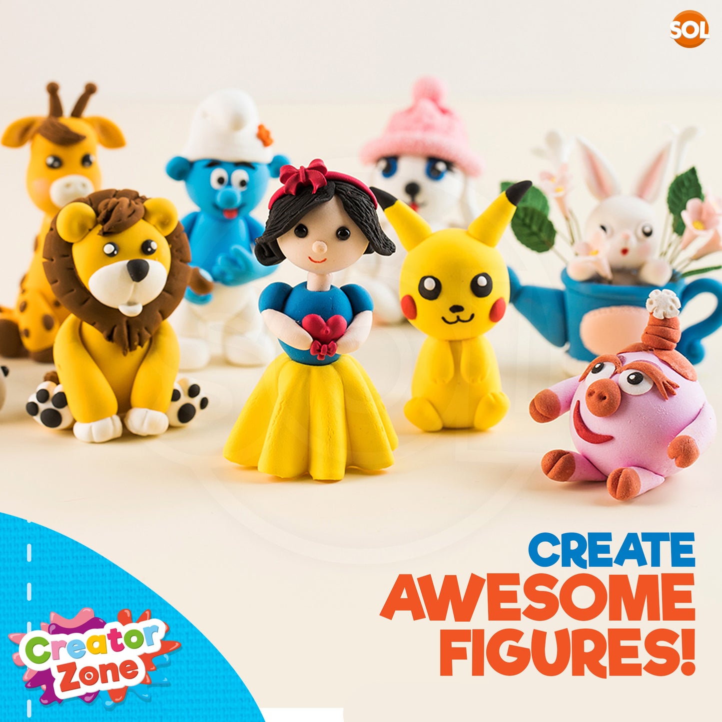 32-64pk Kids Modelling Clay Set 16 Colour Plasticine Putty Strips Children Craft