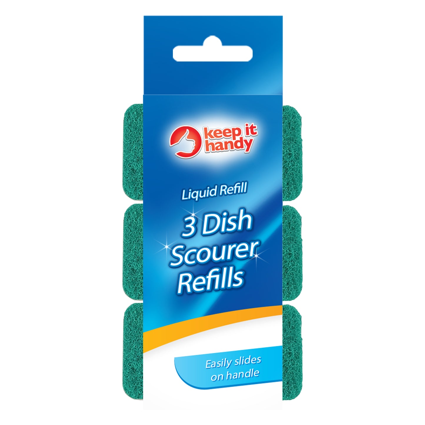 Washing Up Sponge Scourer Refills | Dishmatic Compatible | Handle Option