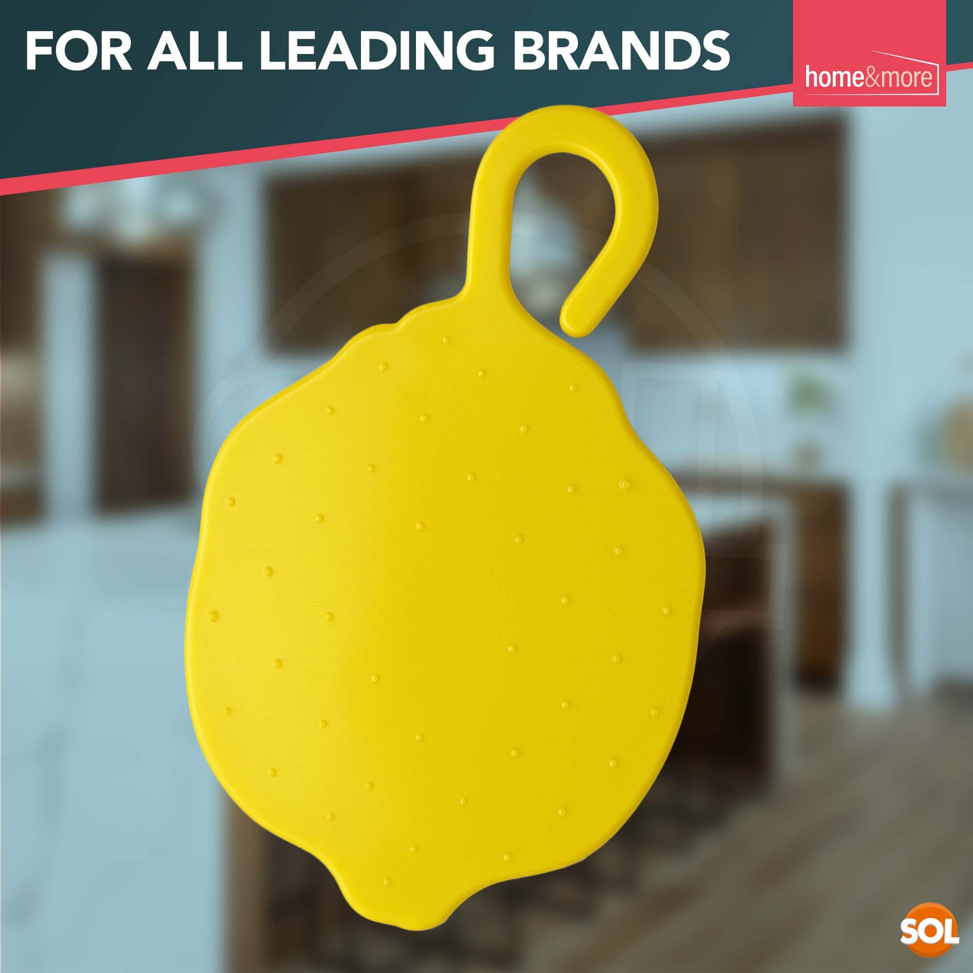 2-10pk Dishwasher Freshener Lemon Fragrance Scent Deodoriser Freshens Clip-On