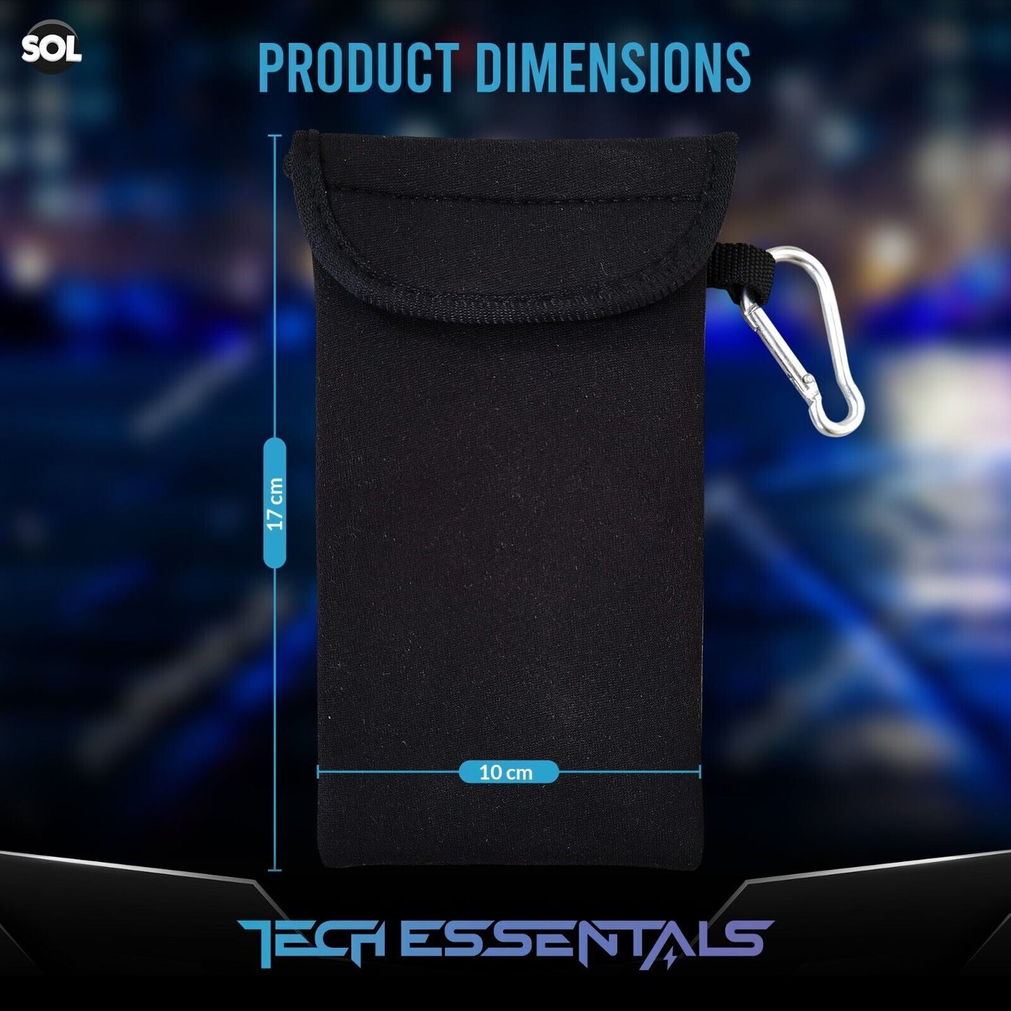 Neoprene Phone Case Sock Cover Pouch | Universal Mobile Up to 6.7 Inch