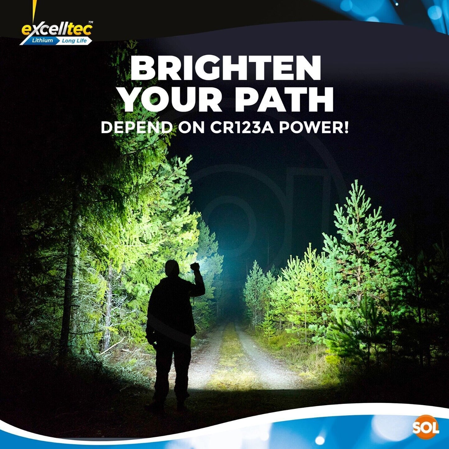 CR123A 3V Lithium Battery | High Capacity Camera Batteries | 4 Pack