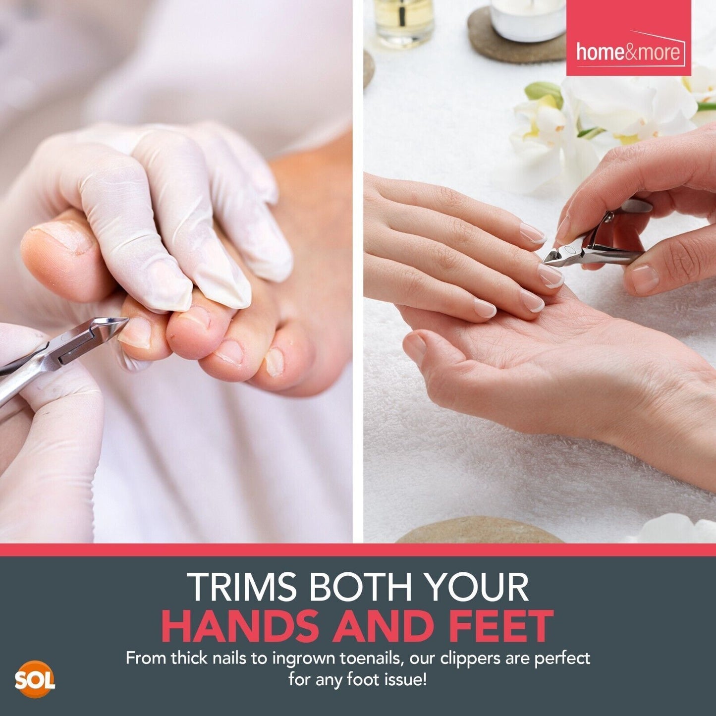 Toe Nail Clippers | Heavy Duty Podiatry Cutter