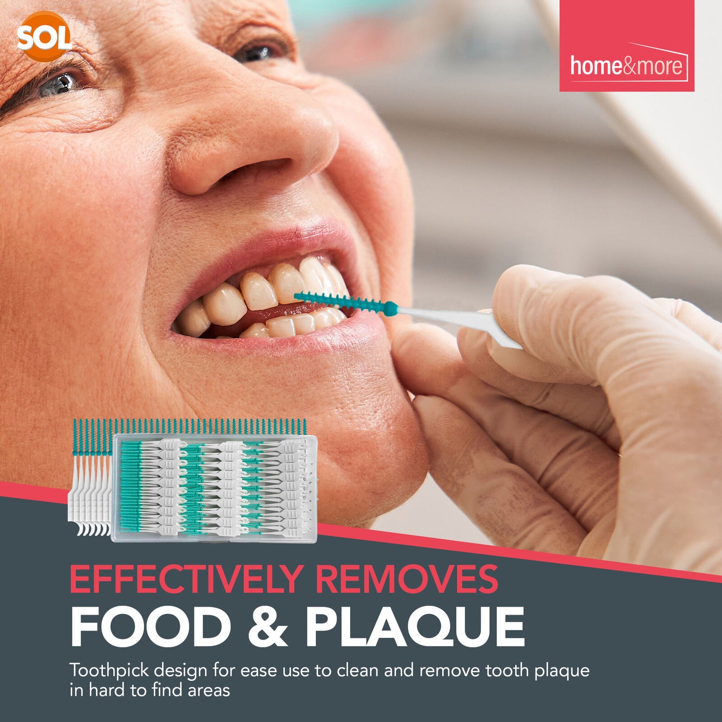 Interdental Sticks | Dental Floss Picks for Teeth Cleaning | 250 Pack