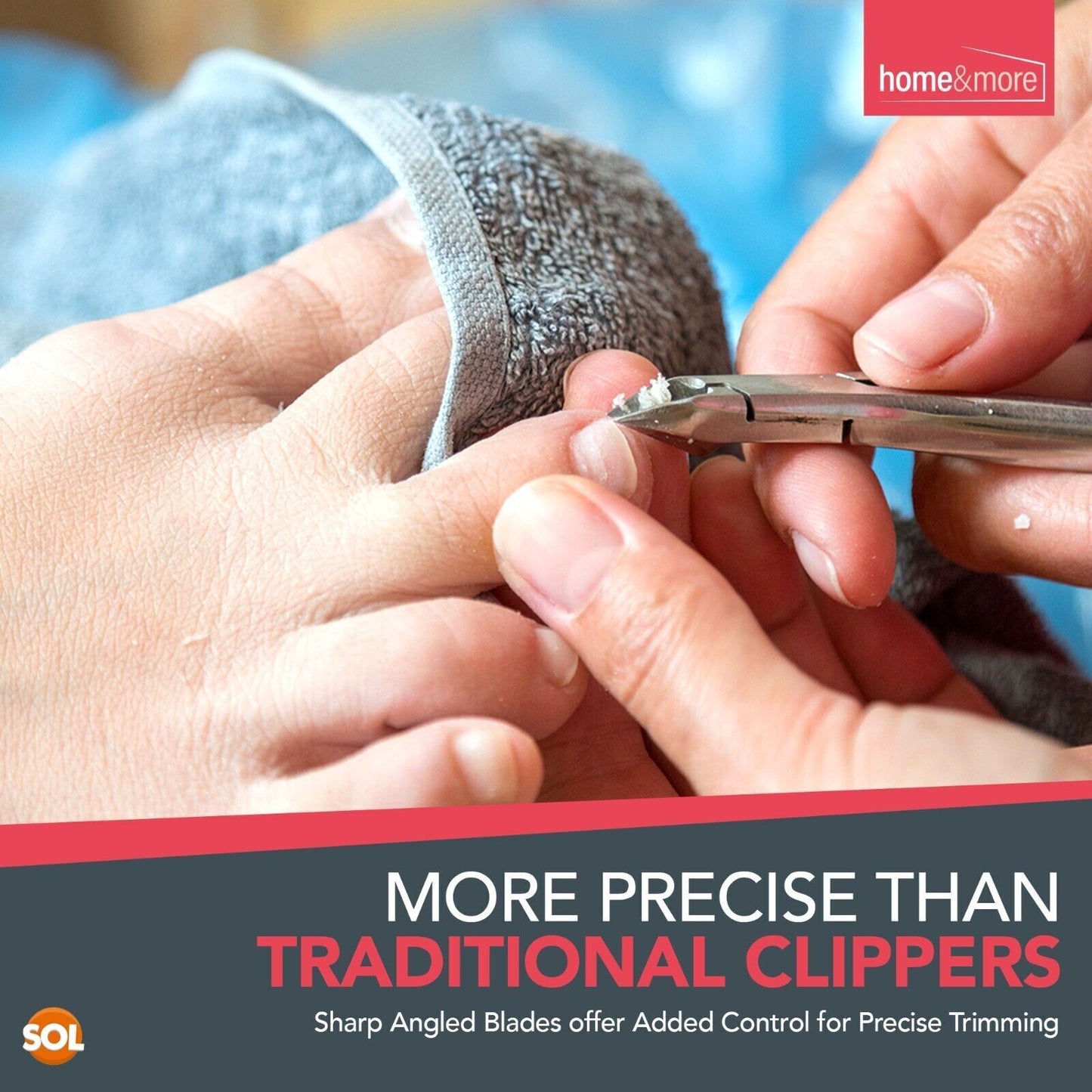 Toe Nail Clippers | Heavy Duty Podiatry Cutter