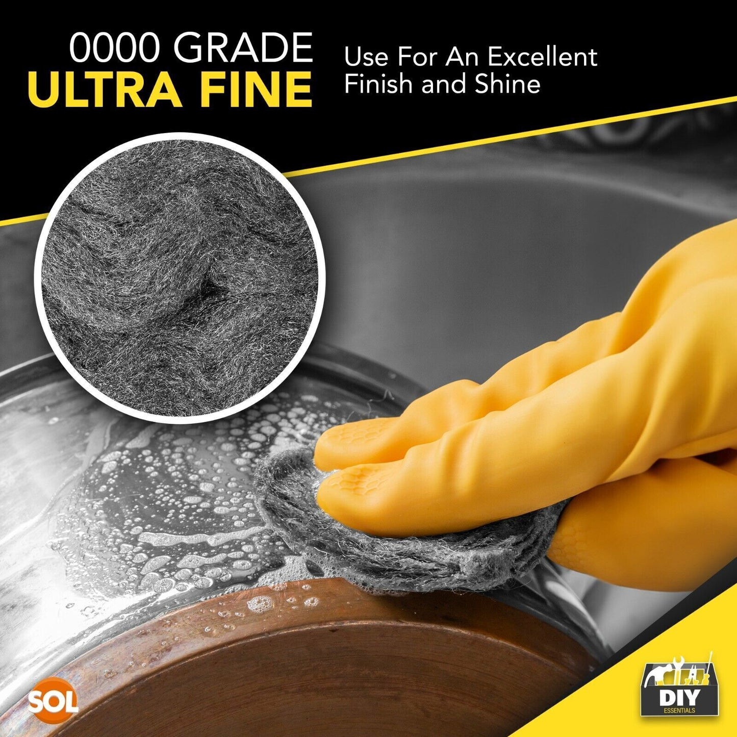 Steel Wire Wool Roll Ultra Fine | Rust & Polish | 1M