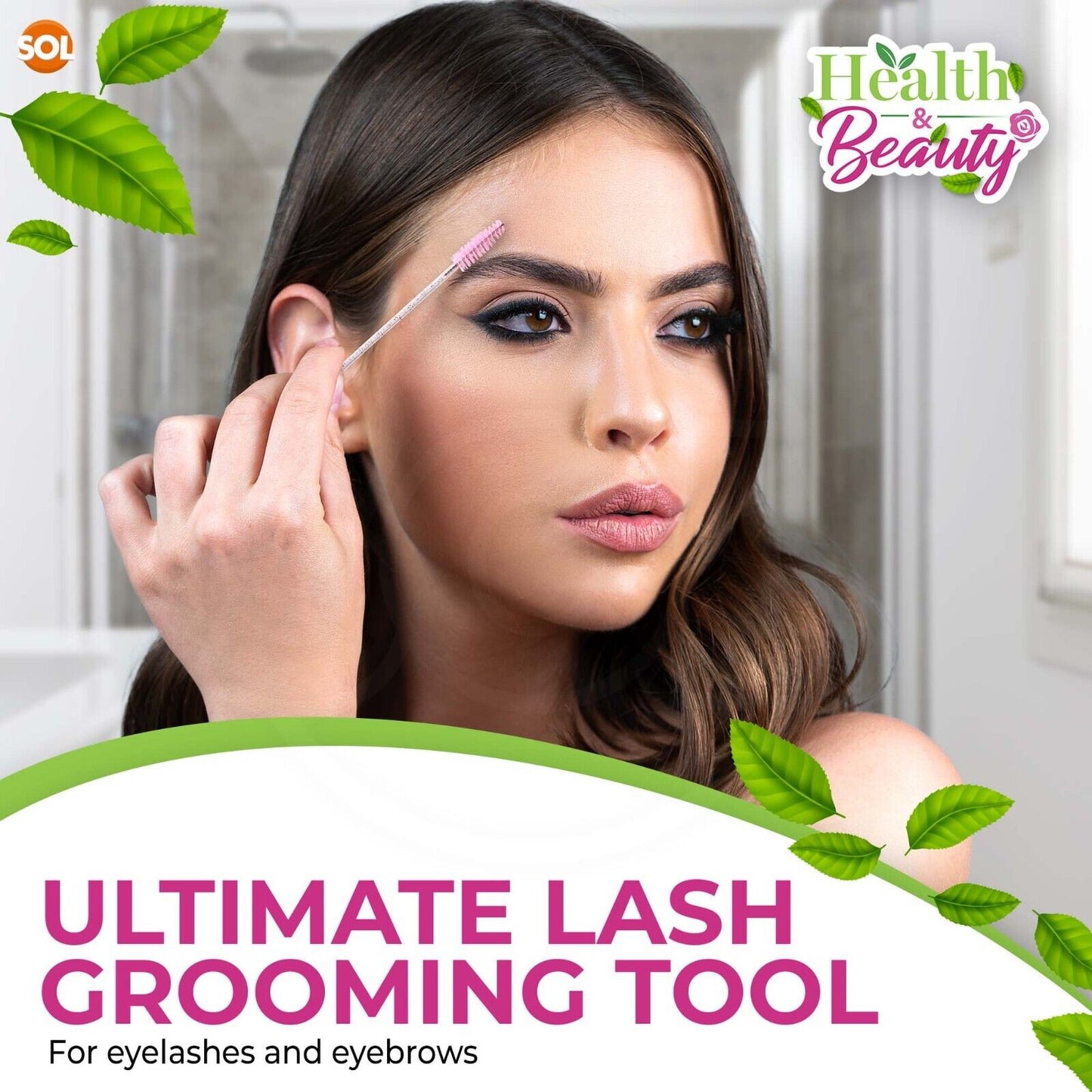 Disposable Mascara Wands Eyelash Brushes Spoolie | 200 Pack