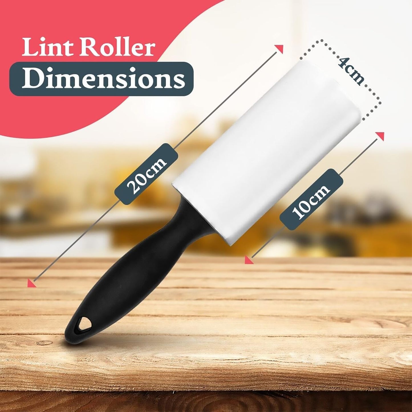 Lint Roller Refills Pet Hair Clothes Dust Remover | 6 Pack