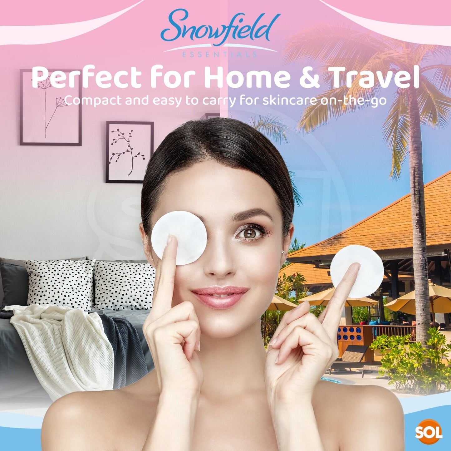 Cotton Wool Pads Face Baby Cosmetic | 600-2400 Pack