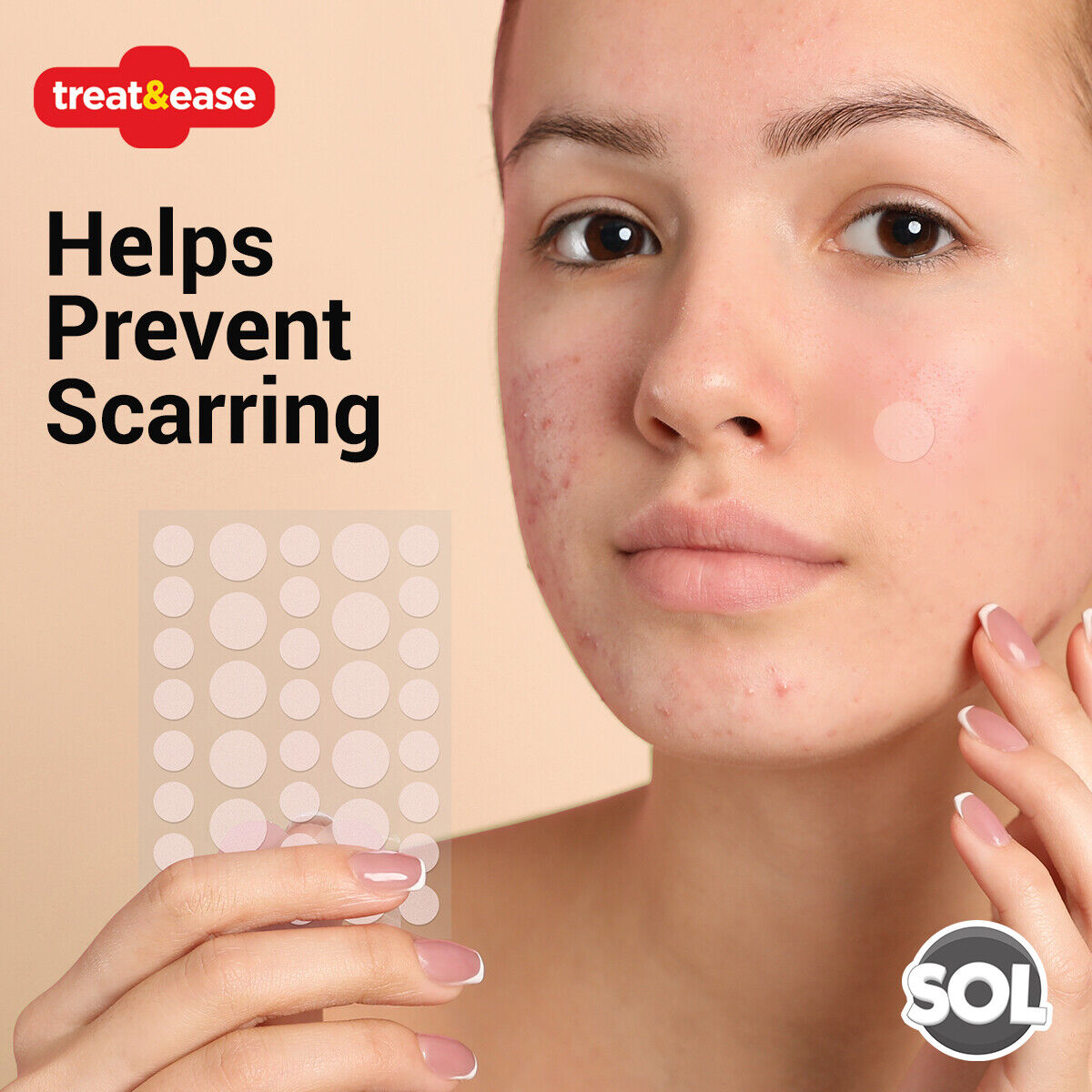 Cold Sore Patches Acne Blemish Hydrocolloid Patch | 36 Pack