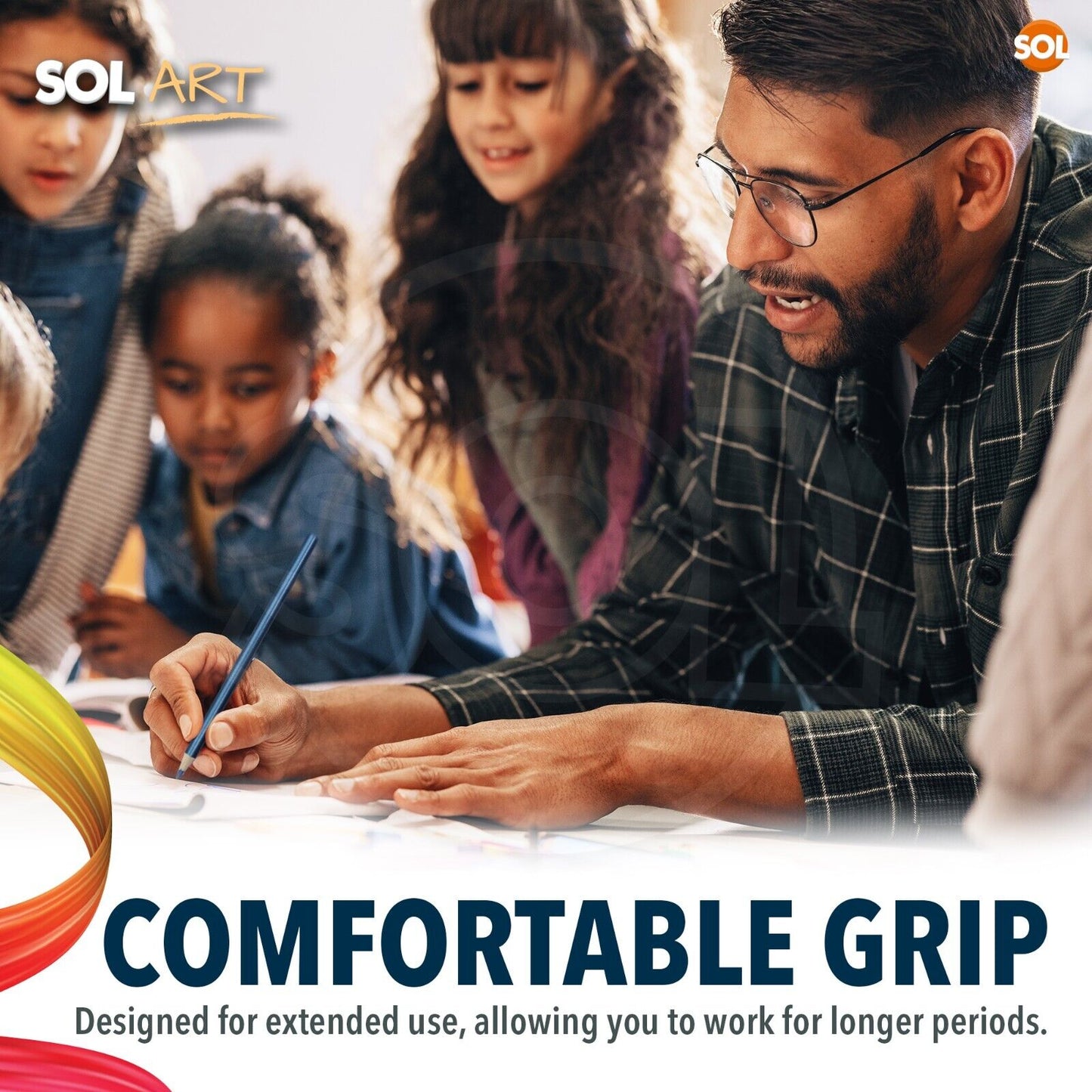 Metallic Colouring Pencils Shimmer Art & Craft | 12 Pack