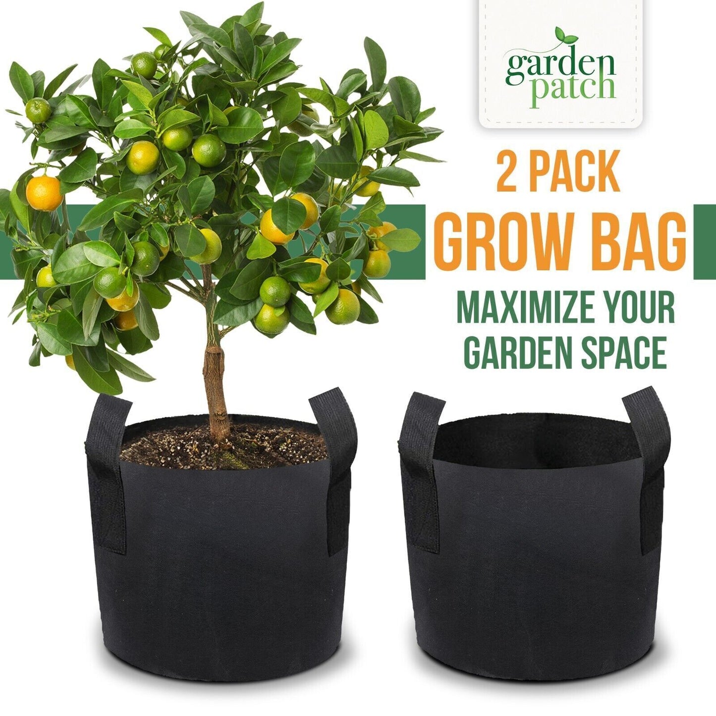 Fabric Grow Bag | Breathable 17L Potato Vegetable Planter