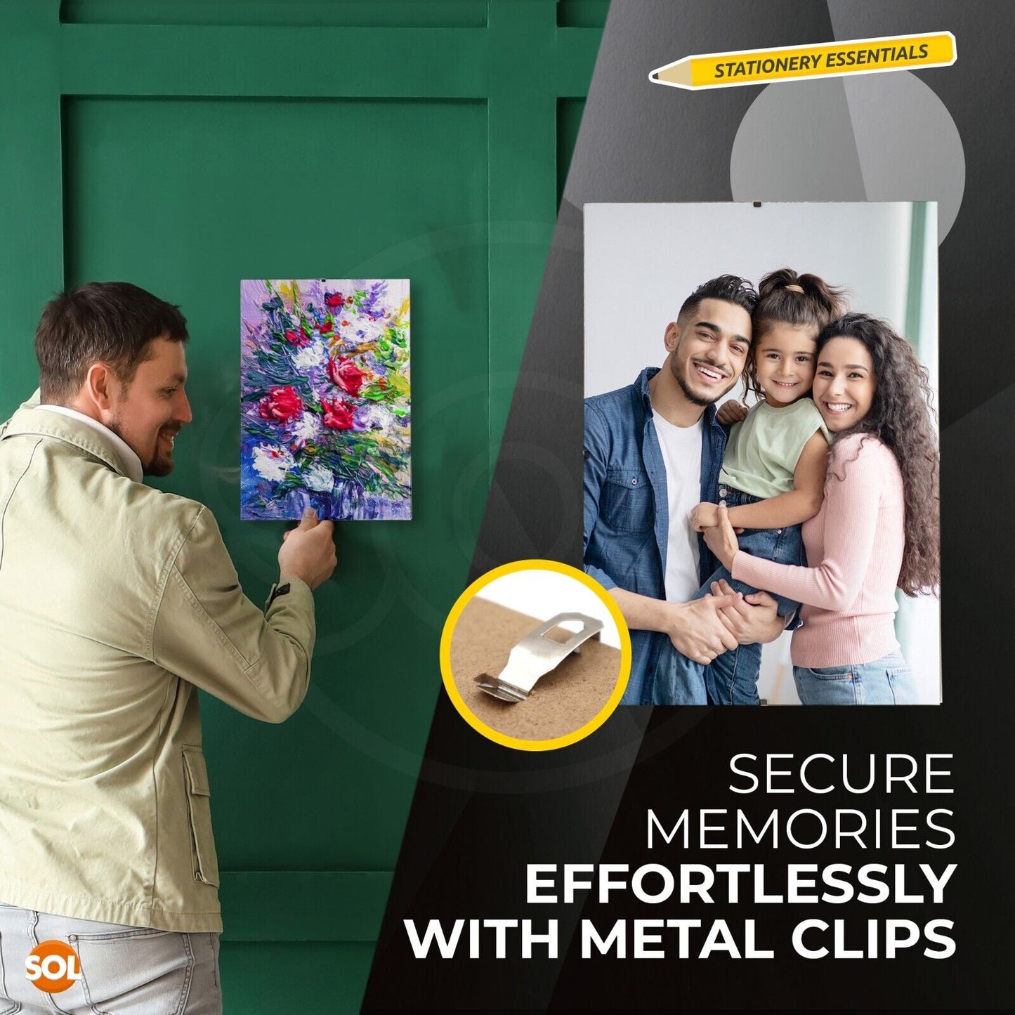 A4 Clip Frame 8 x 12 Inch Photo Picture Plastic Frameless Certificate 20 x 30cm
