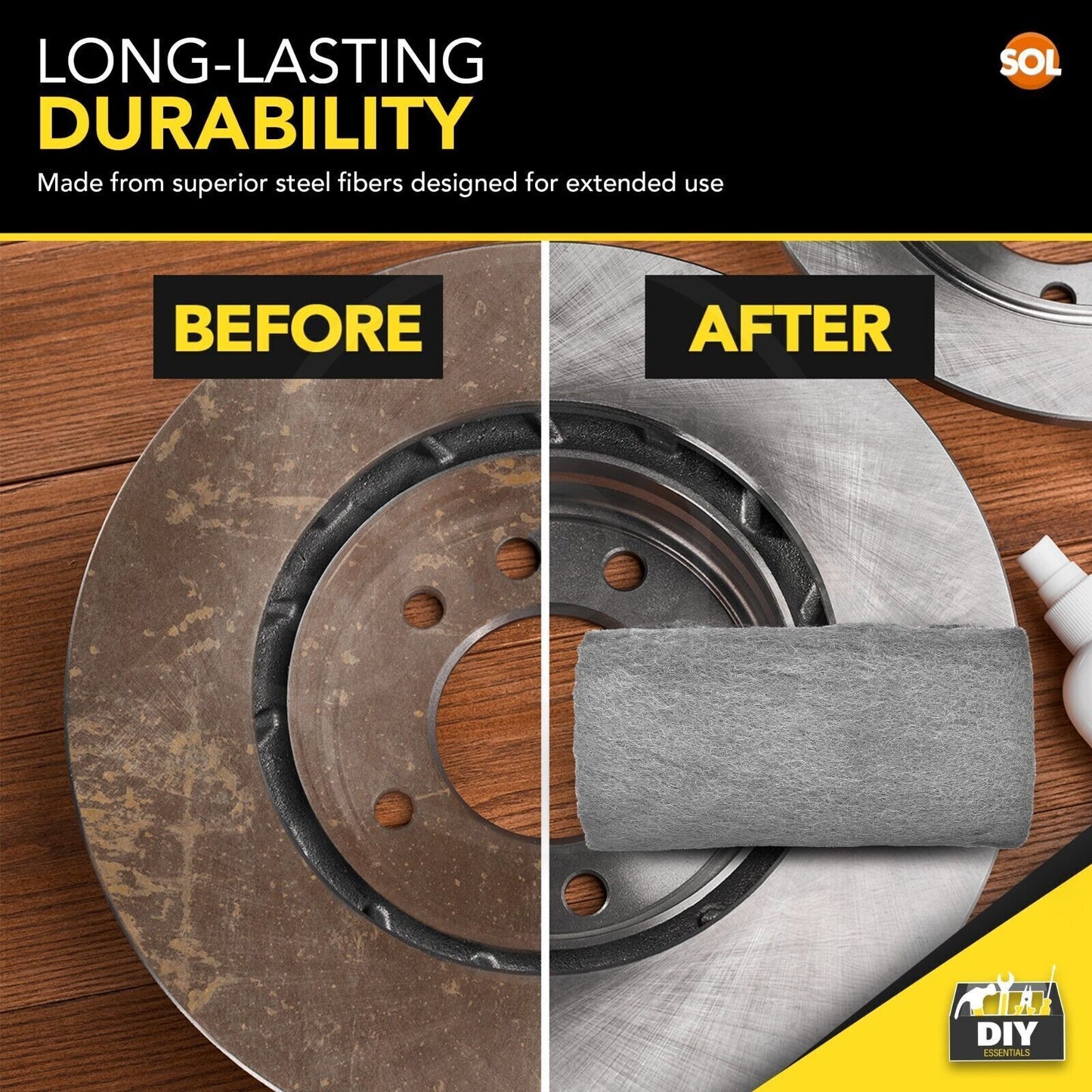 Steel Wire Wool Roll 1M | Grade 0000 1 3 Ultra Fine Medium Coarse | 3 Metres