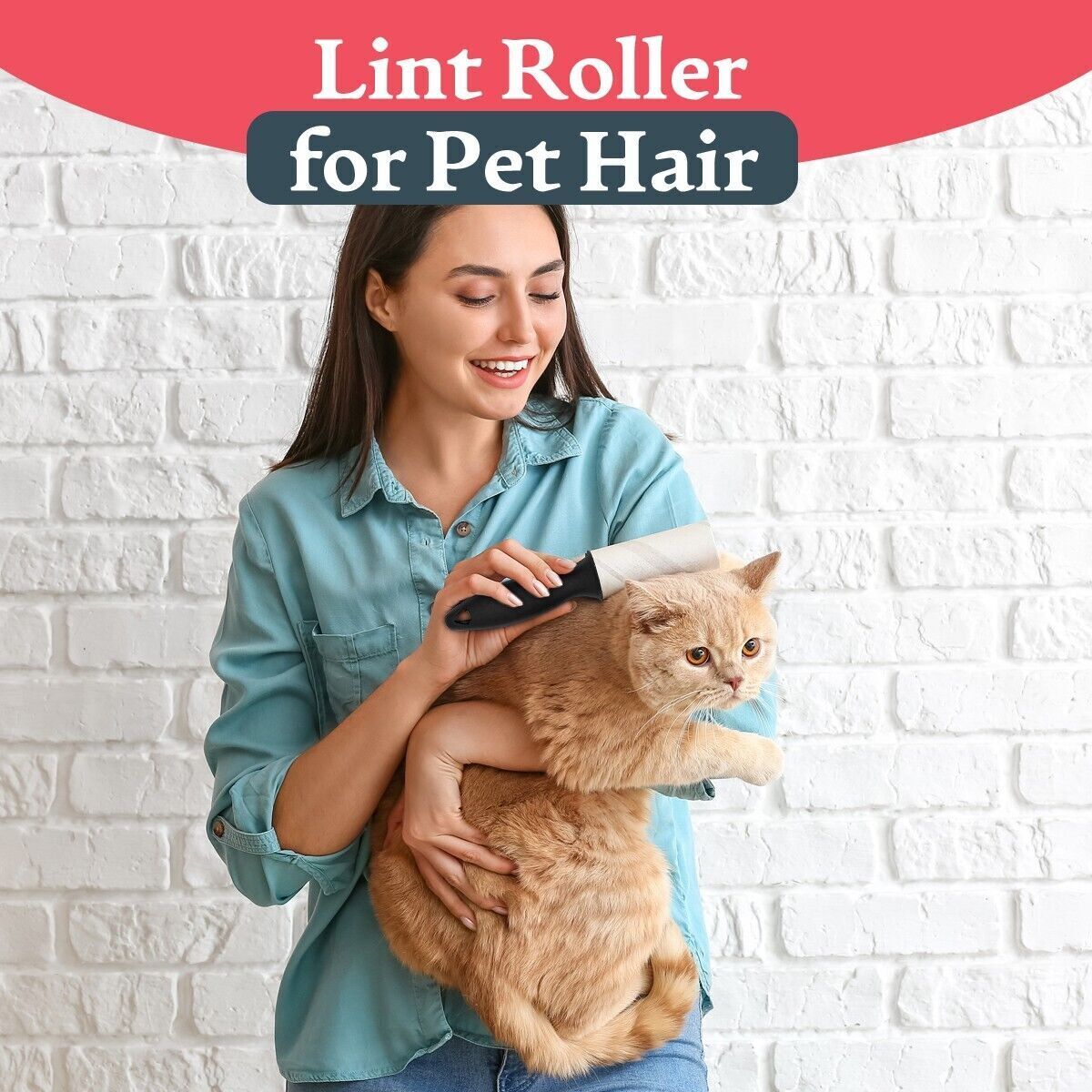 Lint Roller Refills Pet Hair Clothes Dust Remover | 6 Pack