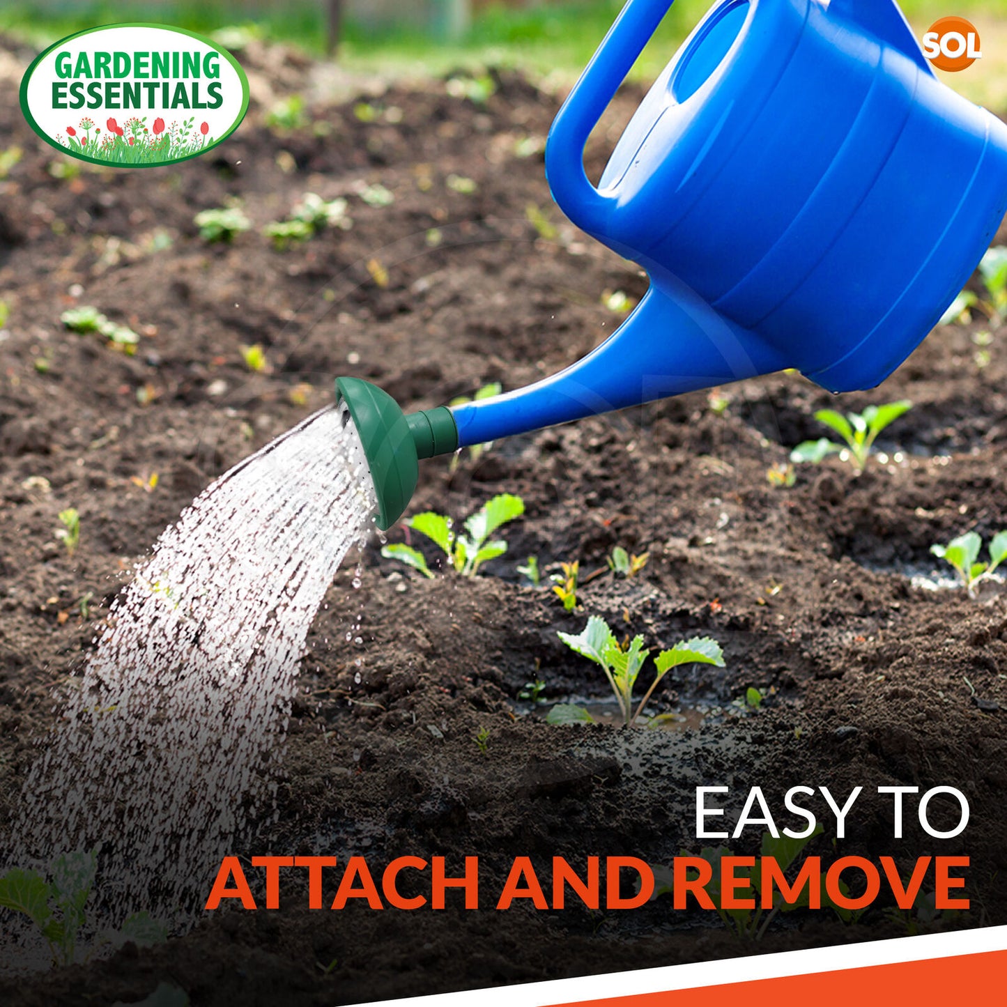 Universal Watering Can Rose Head | Rubber Sprayer | 2 Pack