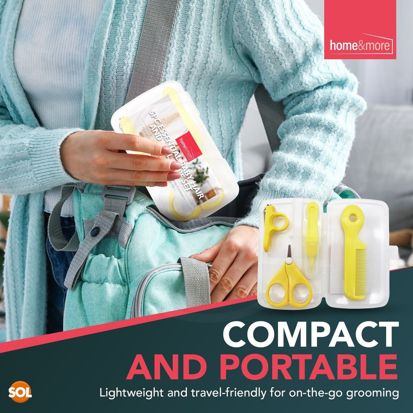 5PC Baby Grooming Set Kit Manicure Healthcare Scissors Nail Clippers File Comb