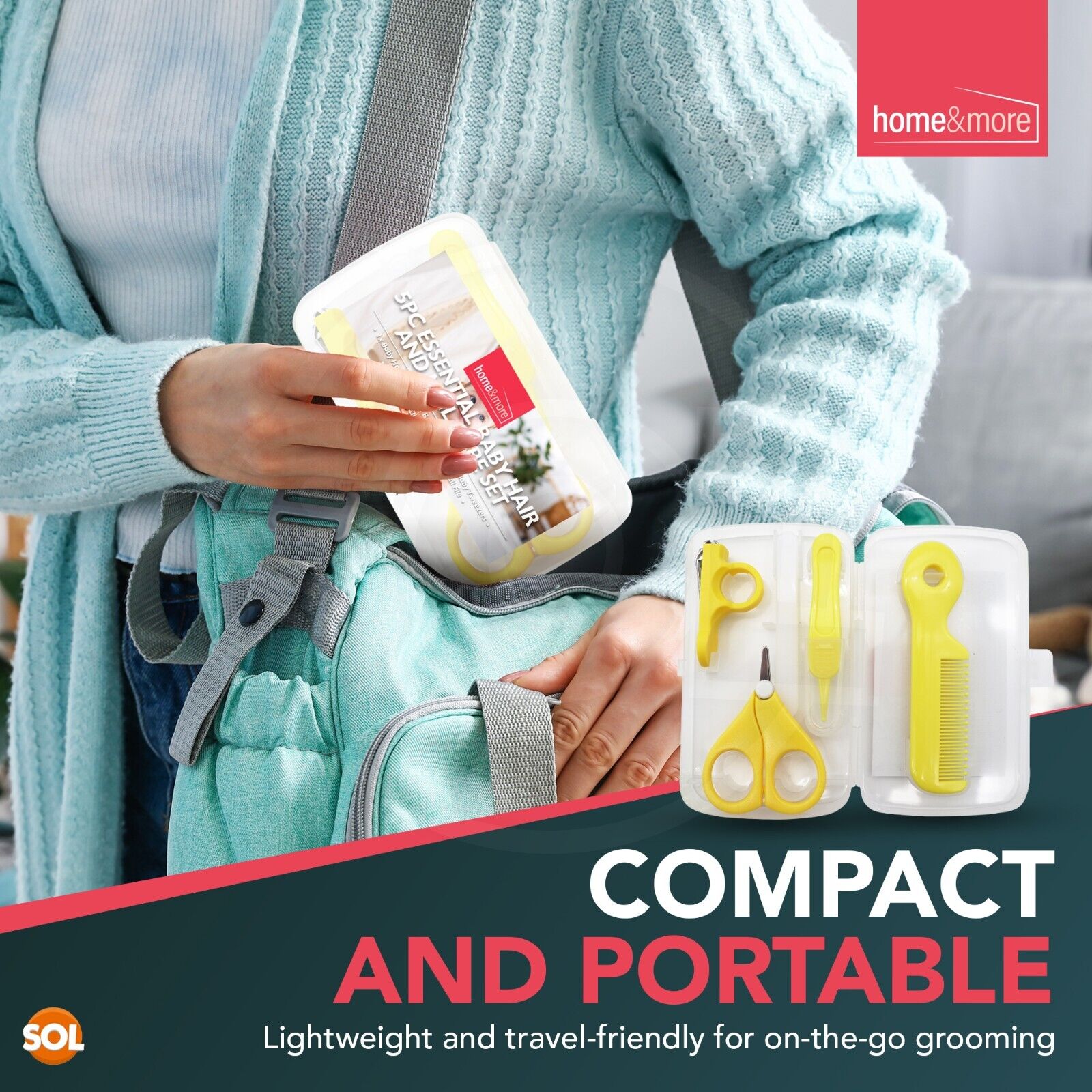 5PC Baby Grooming Set Kit Manicure Healthcare Scissors Nail Clippers File Comb