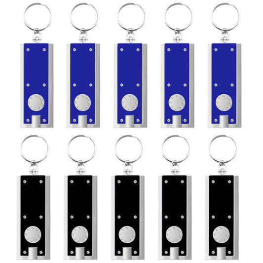 LED Keychain Mini Torch | Ultra Bright Pocket Camping Light | 10 Pack