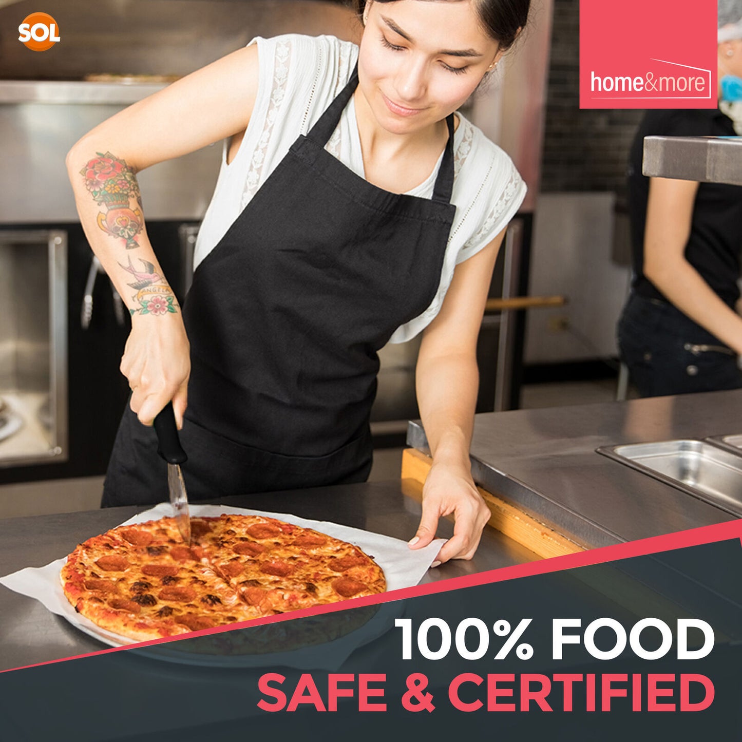 Stainless Steel Pizza Cutter Wheel | Professional Kitchen Slicer