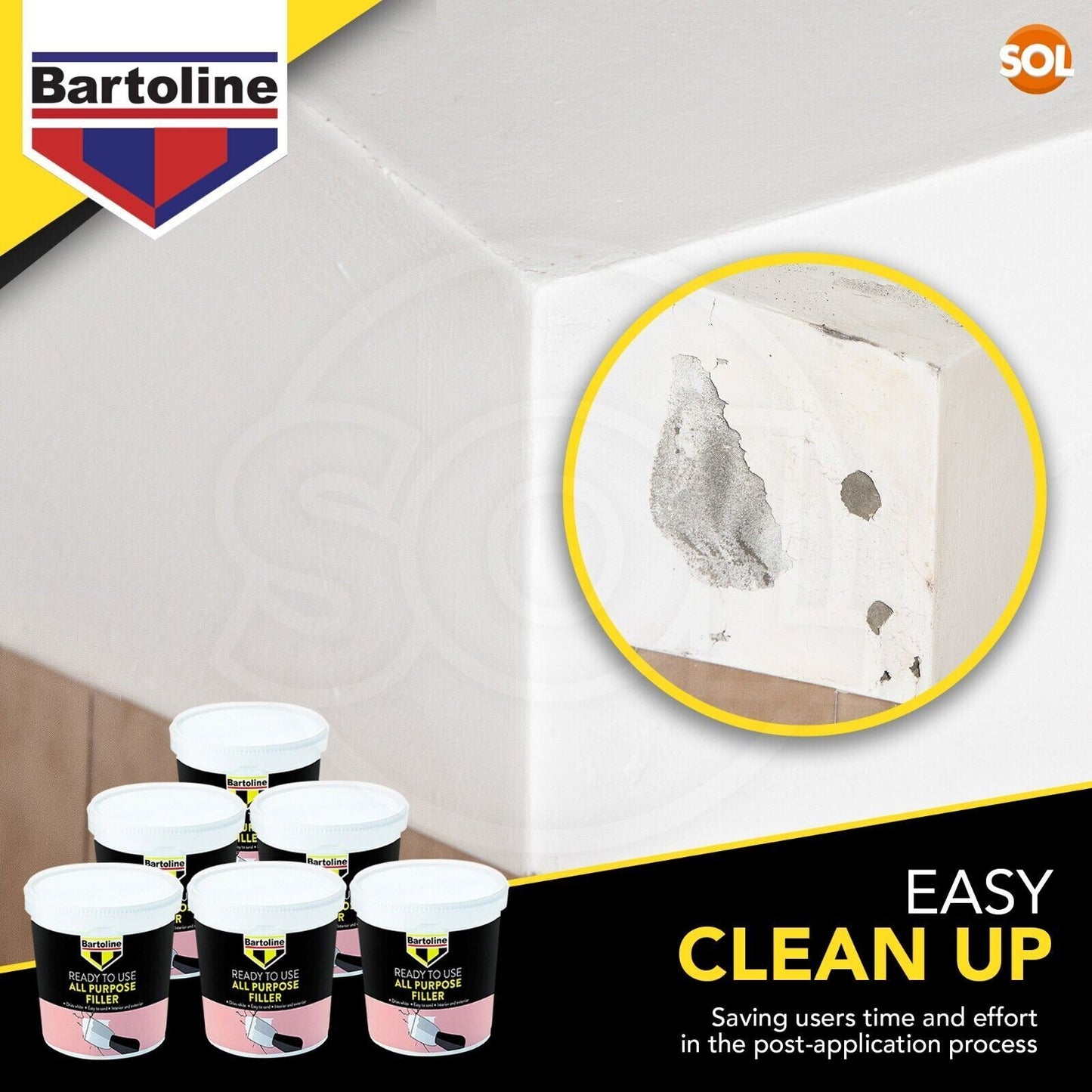 All Purpose Wall Filler Smooth | Interior & Exterior | 600g