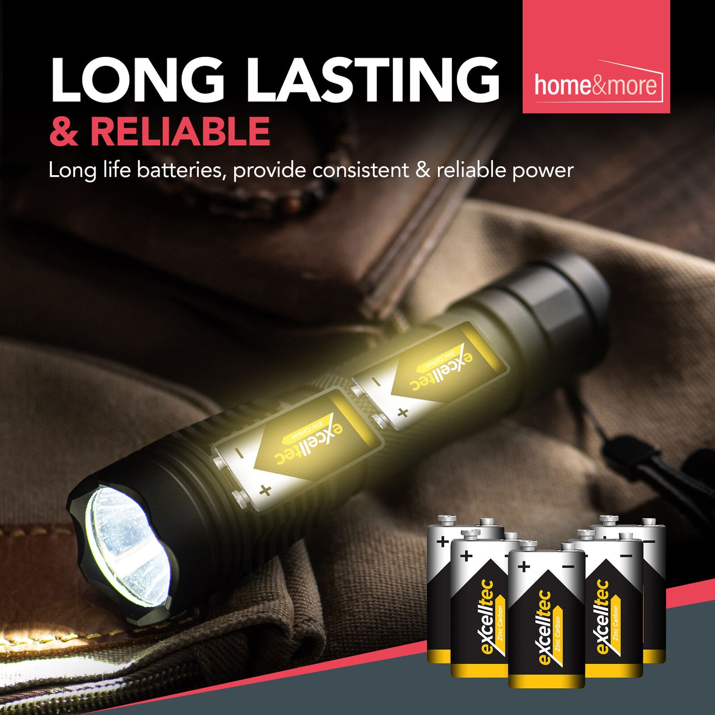 9V Battery | Heavy Duty PP3 Smoke Alarm Zinc Carbon | 5 Pack