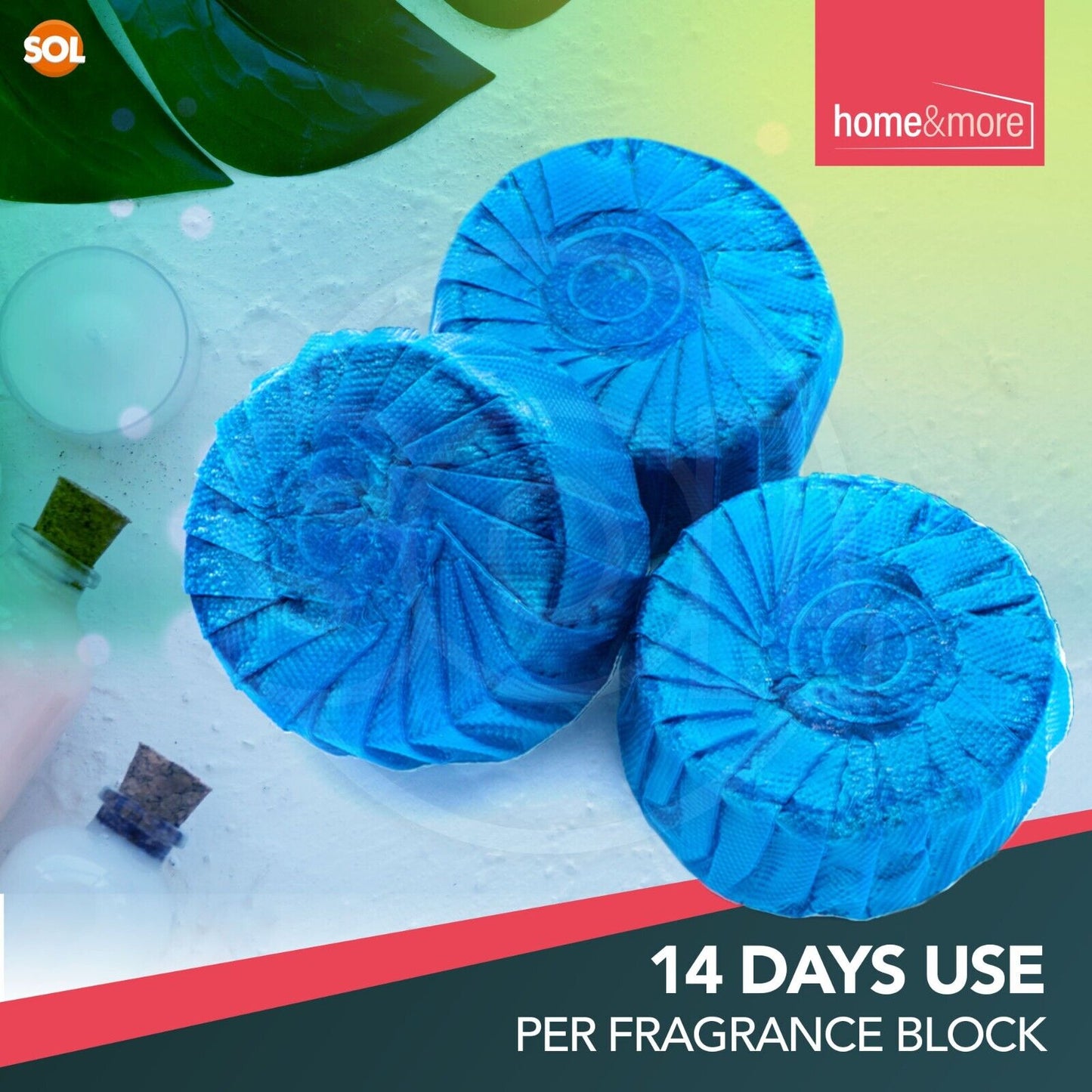 Cistern Blue Blocks Toilet Freshener Cleaner | 48 Pack