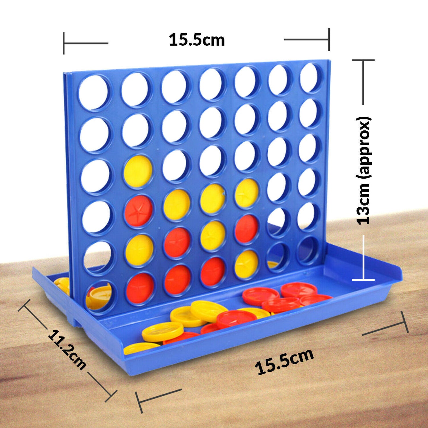 Four in a Row Game | Travel Board Game for Kids & Family Fun