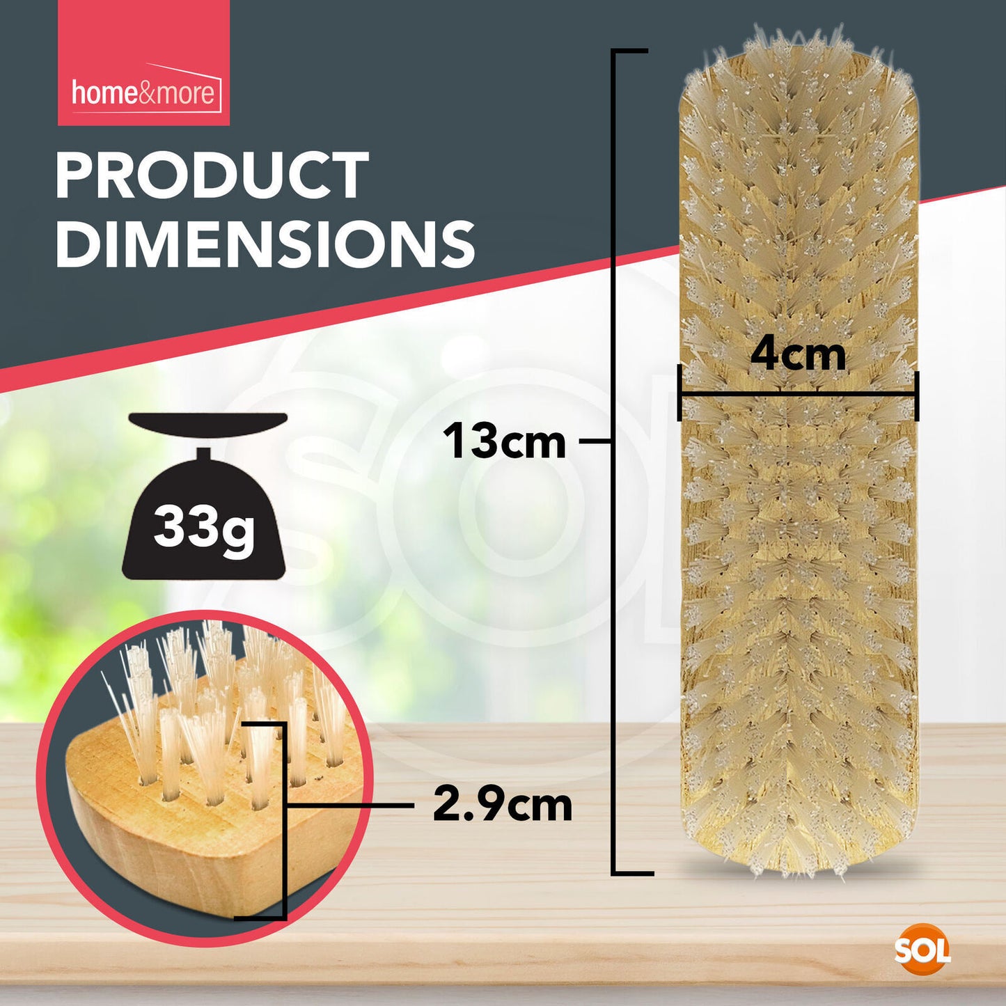 Shoe Brush Set | Leather Shoe Polish Brushes for Black & Brown Shoes | 2 Pack