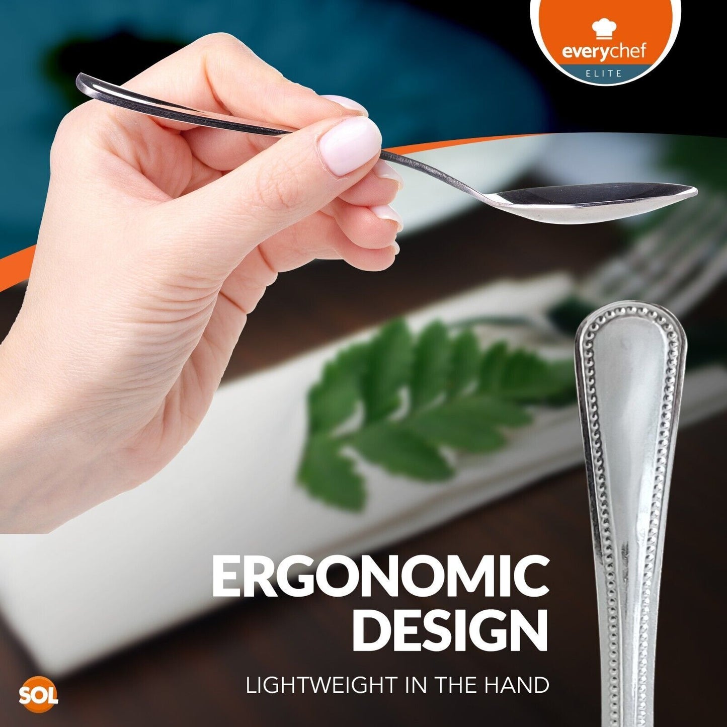 Stainless Steel Tea Spoons | Quality Cutlery Set | 6 Pack