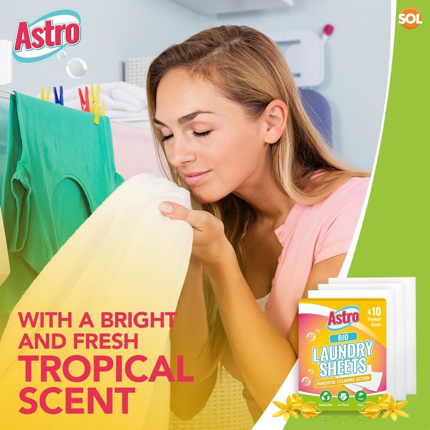 Eco Laundry Sheets Bio & Non-Bio | Washing Machine | 10 Pack