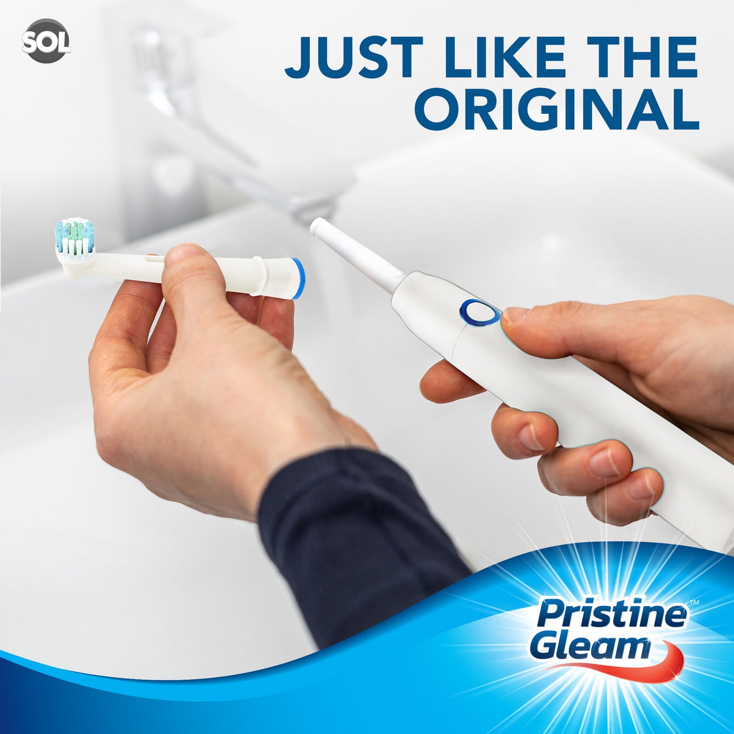 2-16pk Replacement Electric Toothbrush Heads Compatible with Oral B Braun Brush