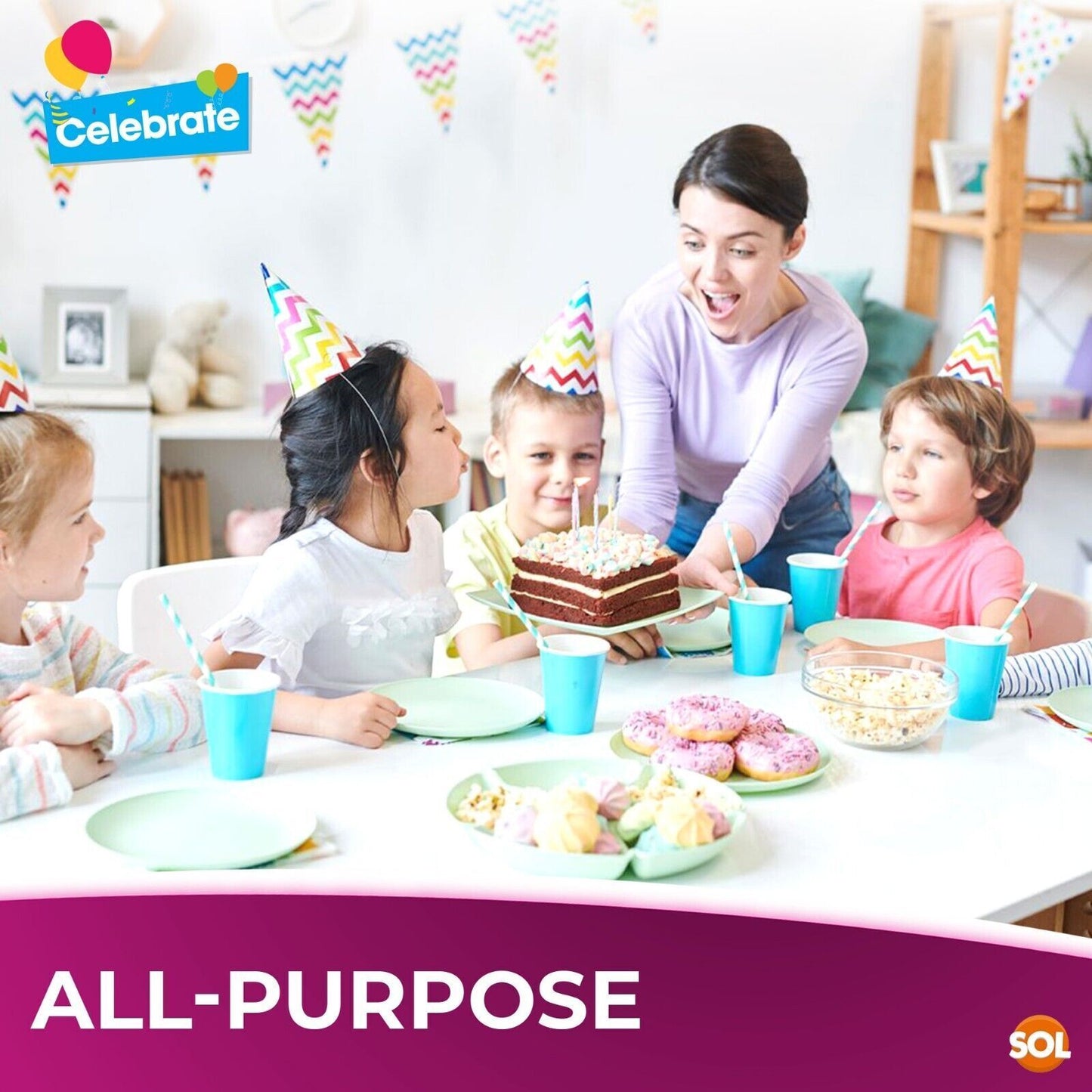 White Plastic Square Table Covers 121x121cm | Disposable Wipe Clean Party Cloth | 12 Pack