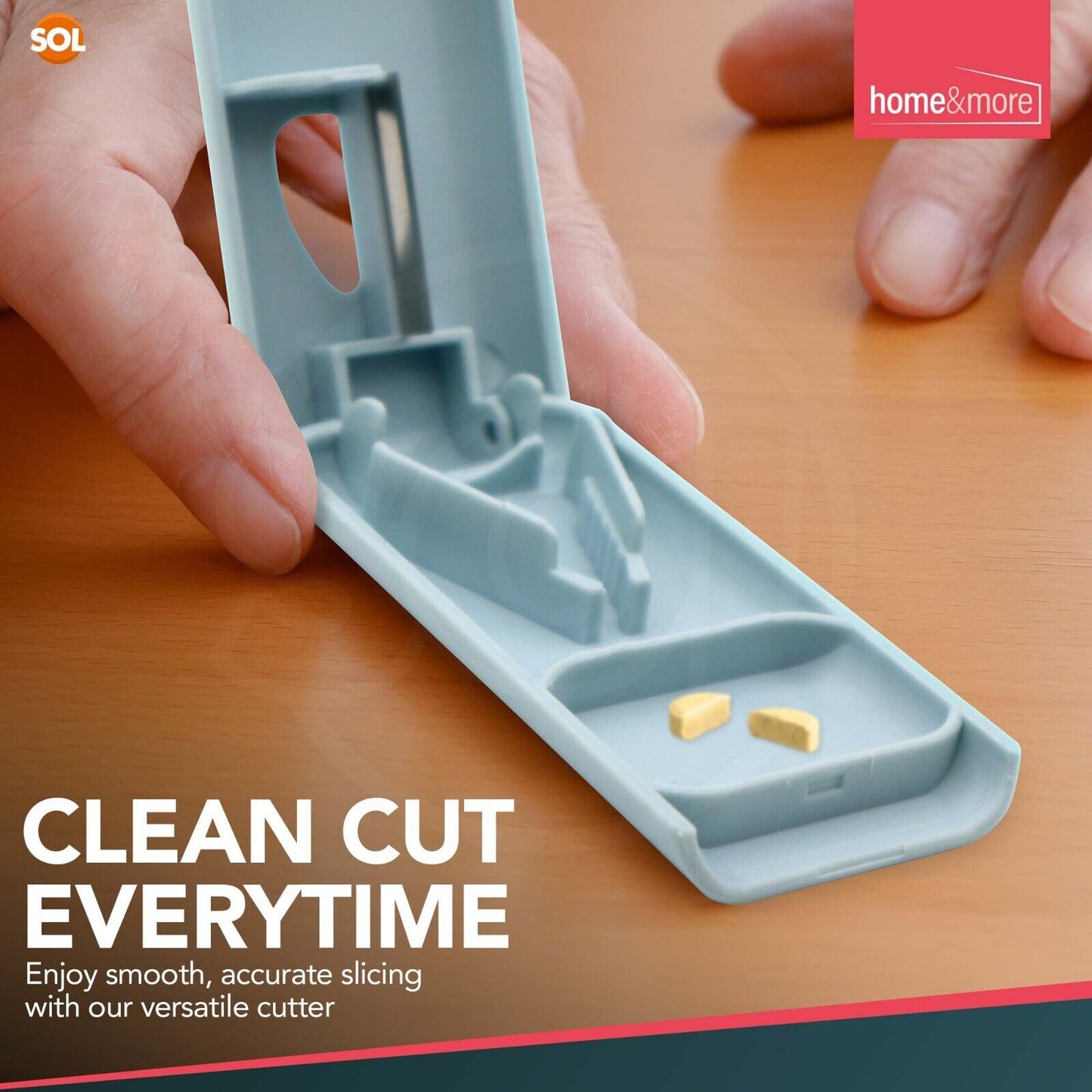 Pill Cutter Splitter Storage Compartment Box Small Pills