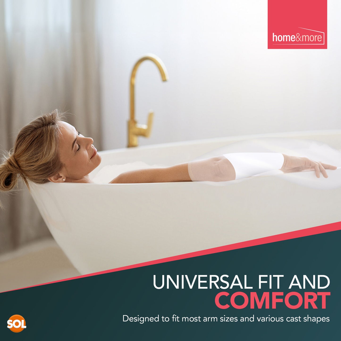 Waterproof Half Arm Cast Cover | Reusable Plaster Protector | 6 Pack