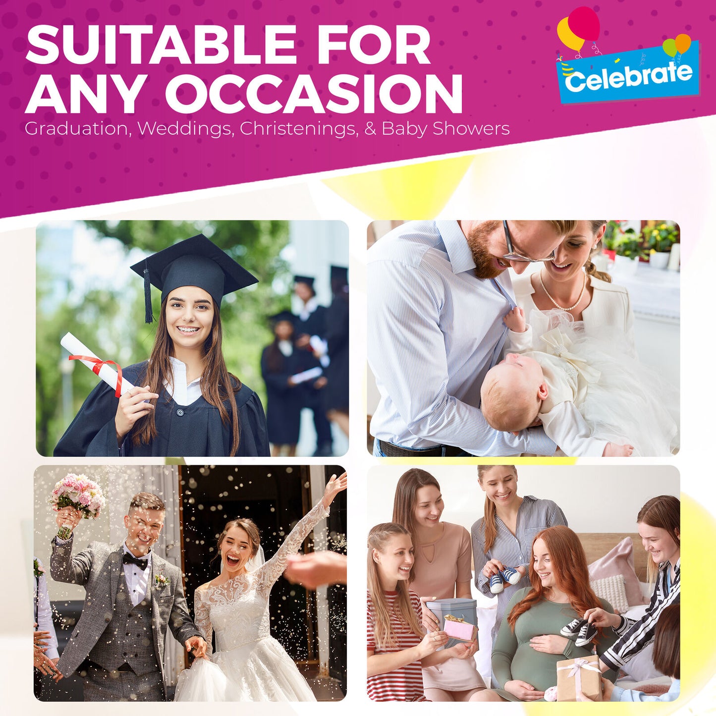 Thank You Cards with Envelopes | A6 Thankyou Notes for Birthday & Wedding | 18 Pack