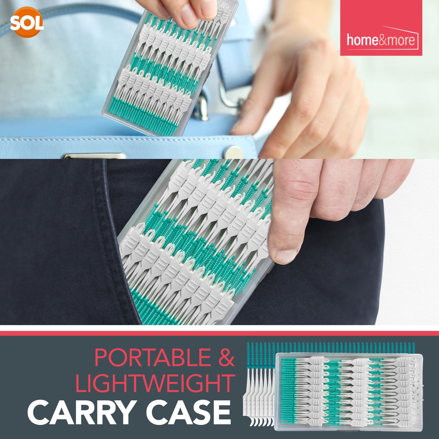 Interdental Sticks | Dental Floss Picks for Teeth Cleaning | 250 Pack