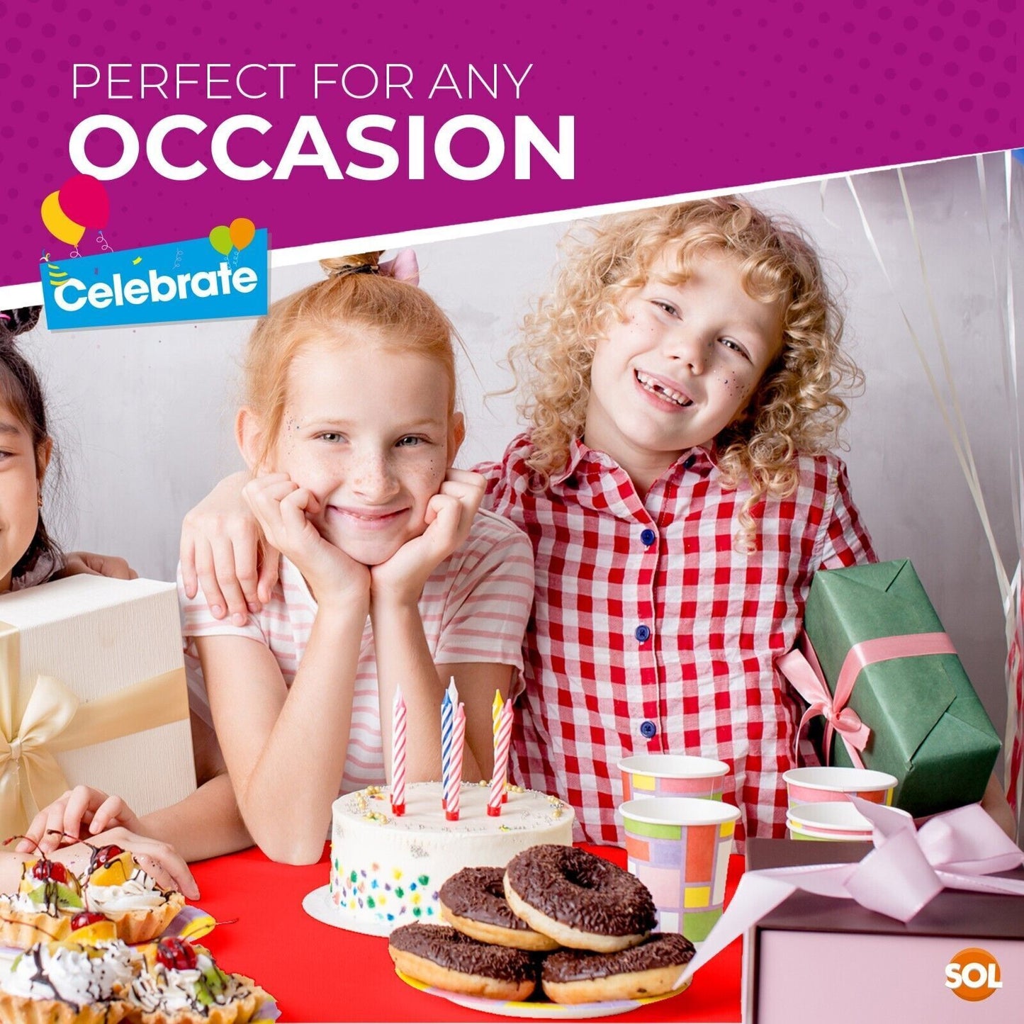 Square Disposable Table Cloths 121x121cm | Plastic Wipe Clean Party Covers | 3 Pack