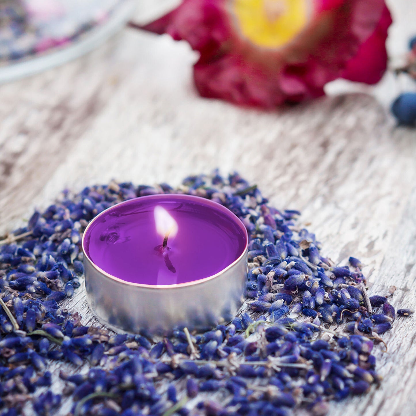 Scented Tea Light Candles | 4 Hour Burn Fragrance | 75 Pack