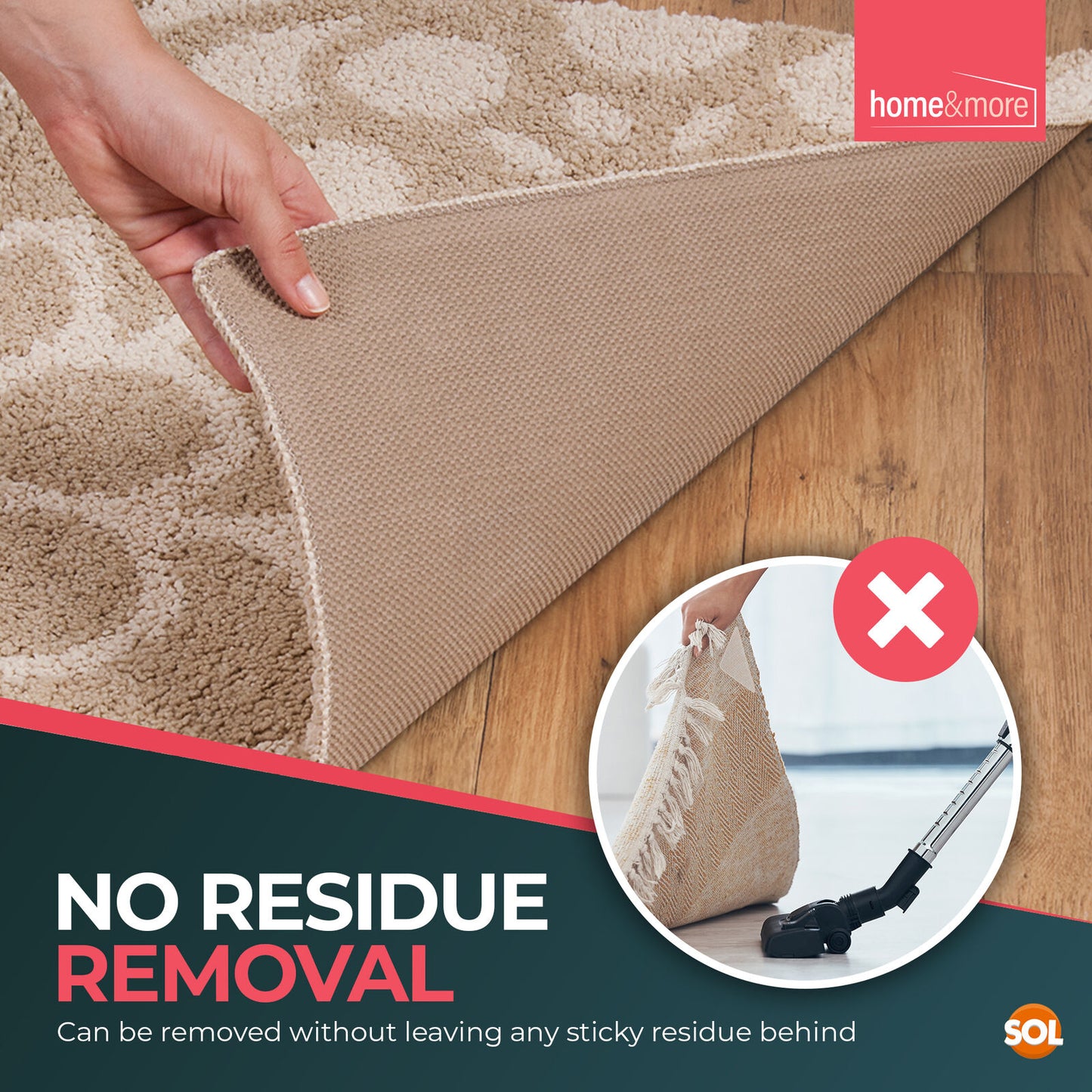 4-16 Rug Gripper Carpet Mat Anti Non Slip Grip Stopper Stickers Tape To Underlay