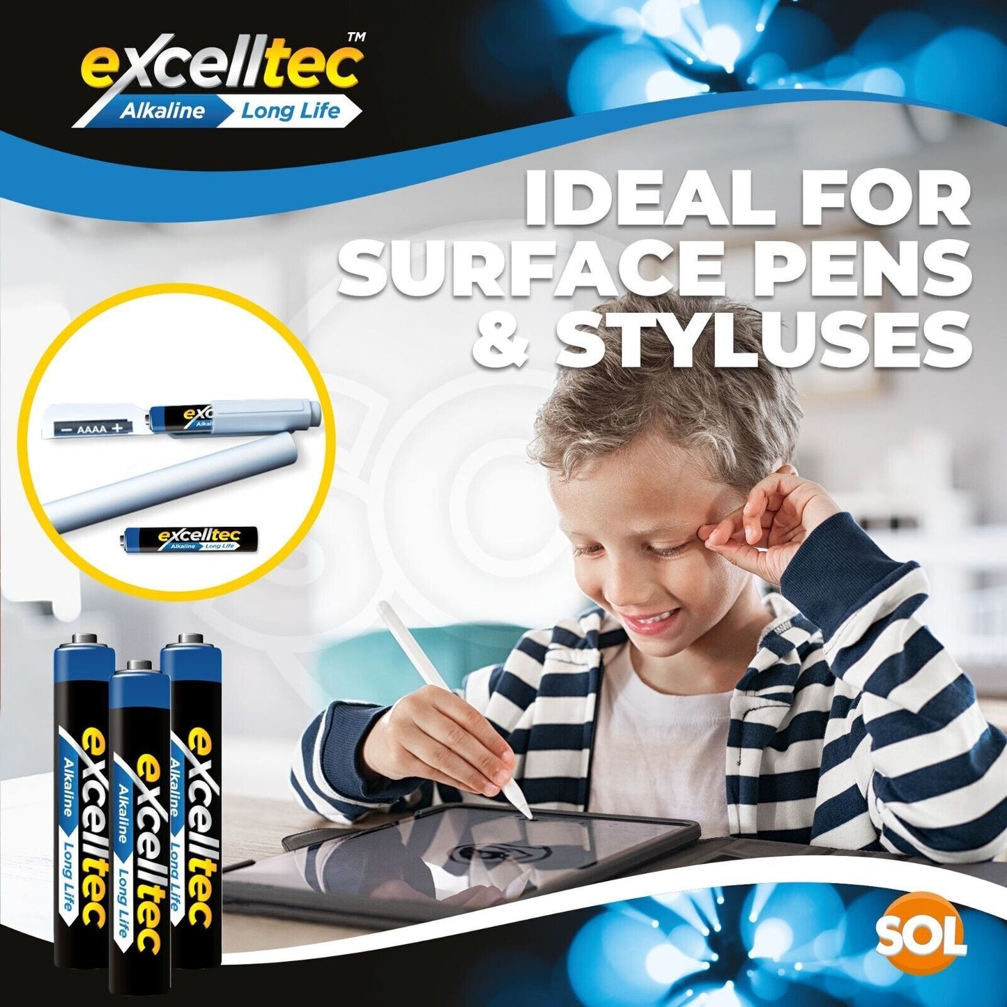 AAAA Batteries Alkaline 10 Pack 1.5V LR61 E96 MN2500