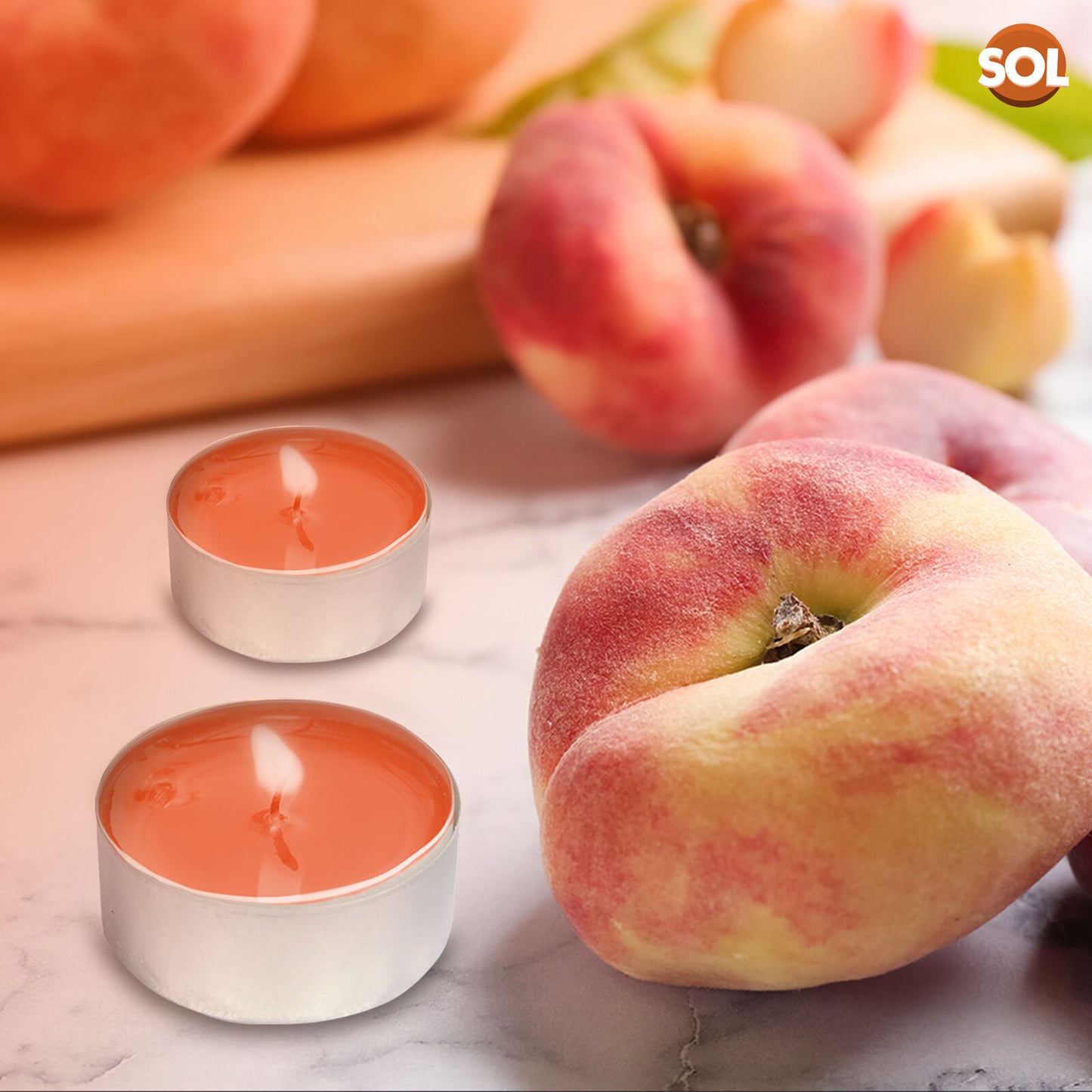 Scented Tea Light Candles | 4 Hour Burn Fragrance | 75 Pack