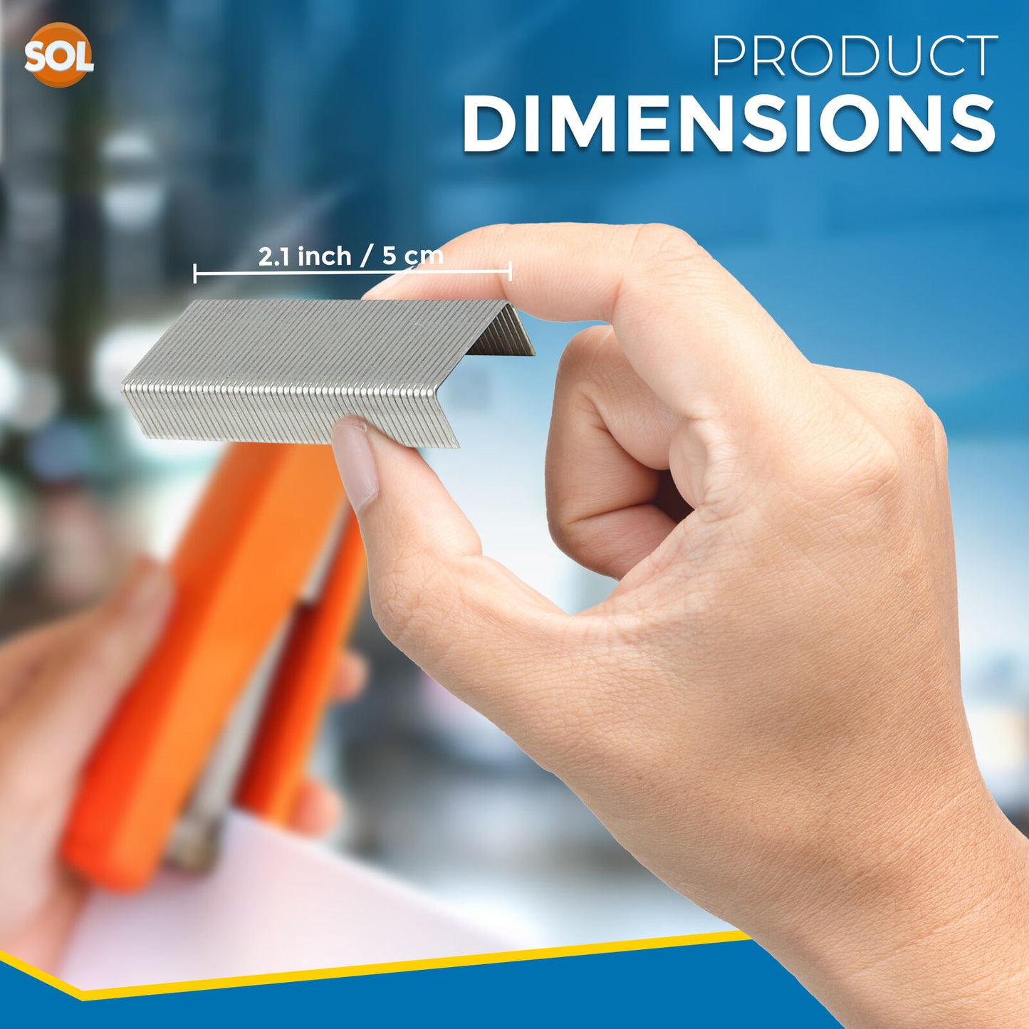 Office Staples 26/6 | Standard Fit Staplers | 5000 Pack