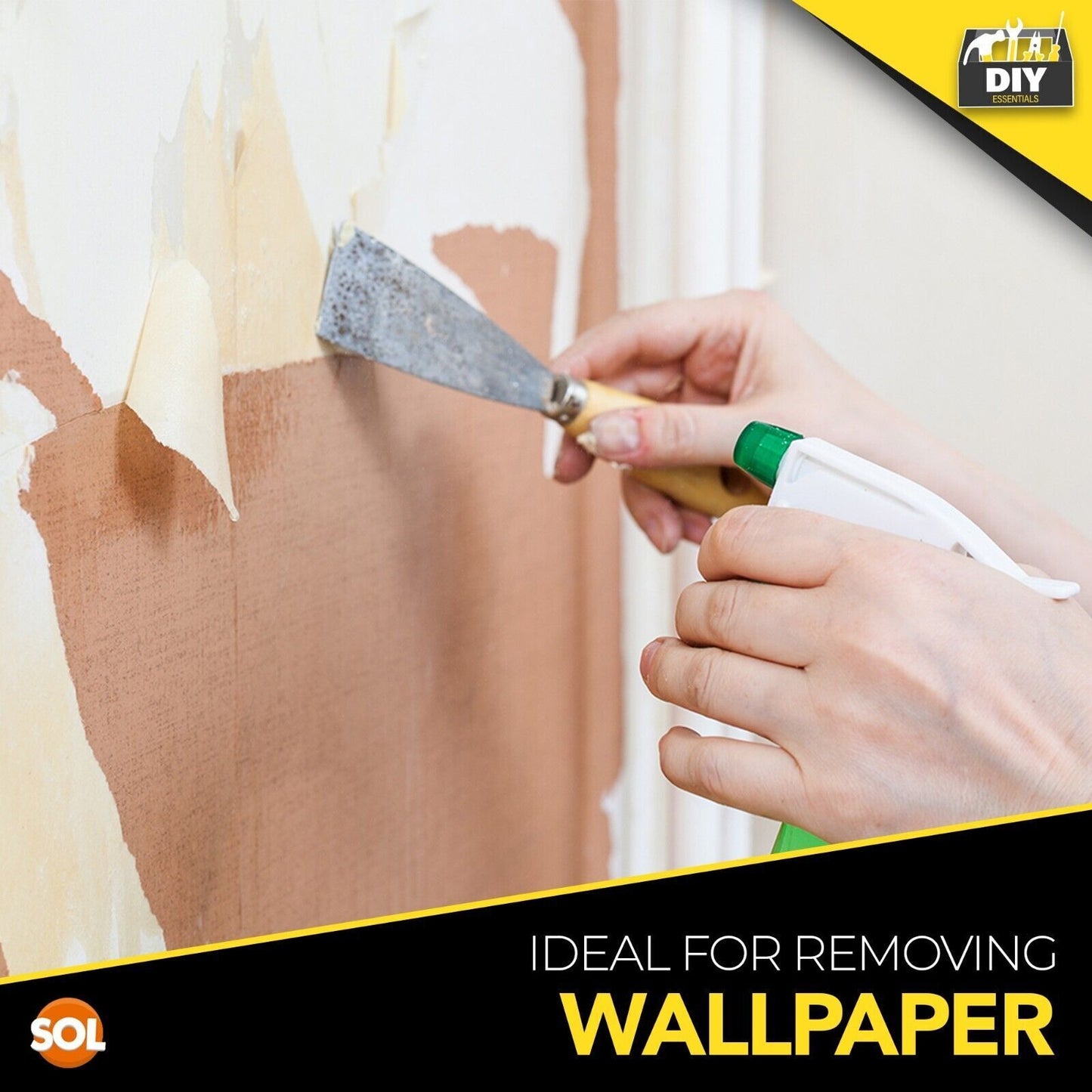 Wallpaper Paint Scraper Set | Decorating Putty Knife Metal Tool | 3 Pack